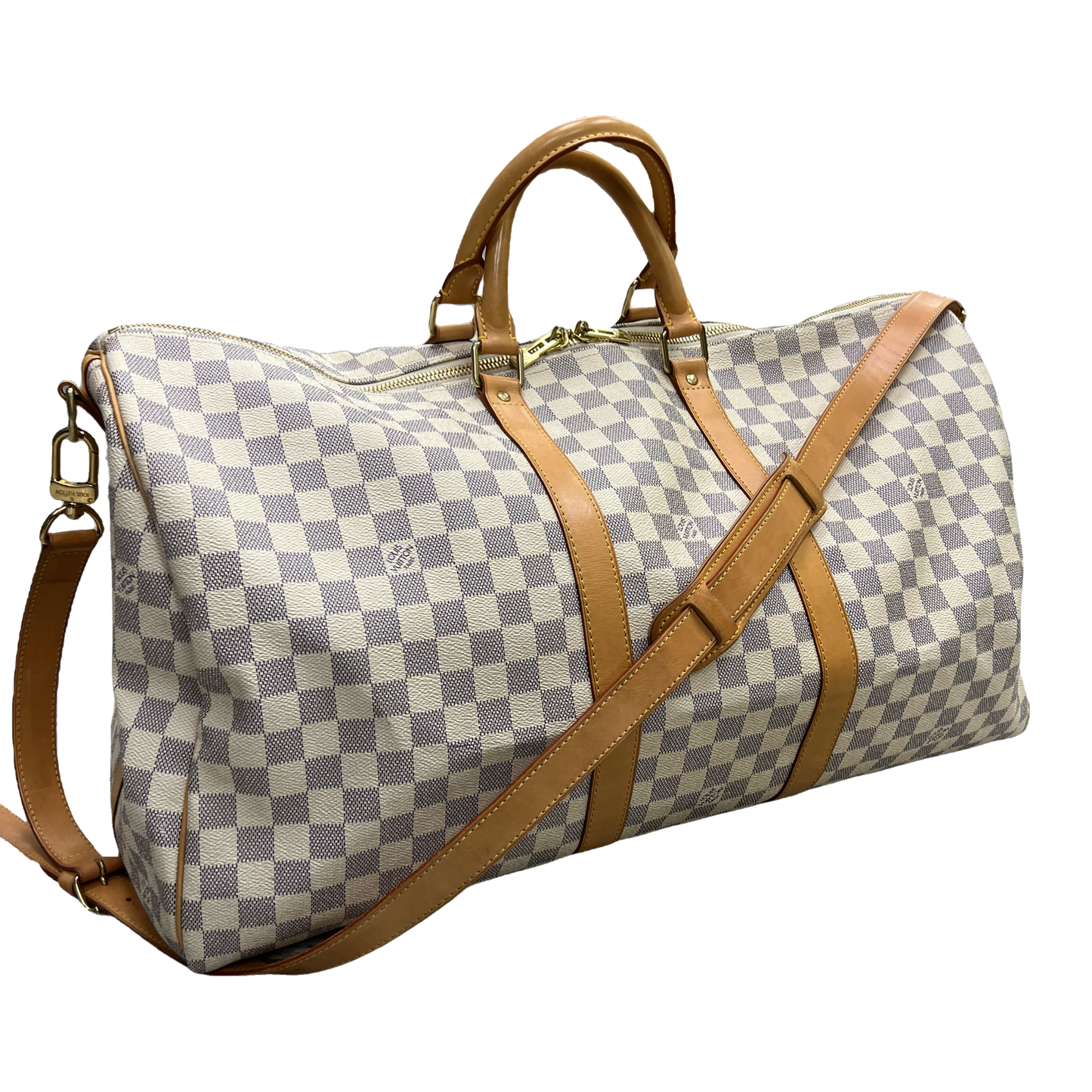 Louis Vuitton Keepall Bandouliere 55 Damier Azur