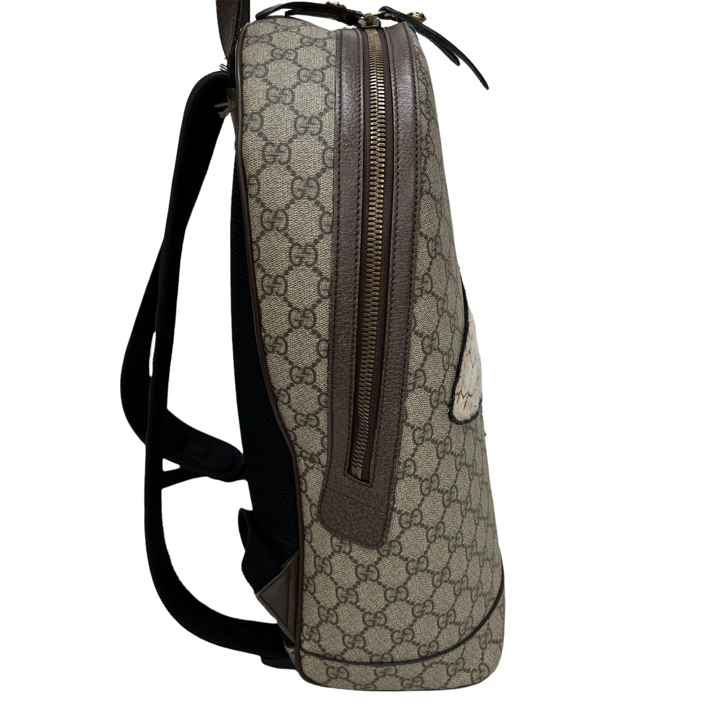Gucci GG Coated Canvas Supreme Animalier Bee Backpack