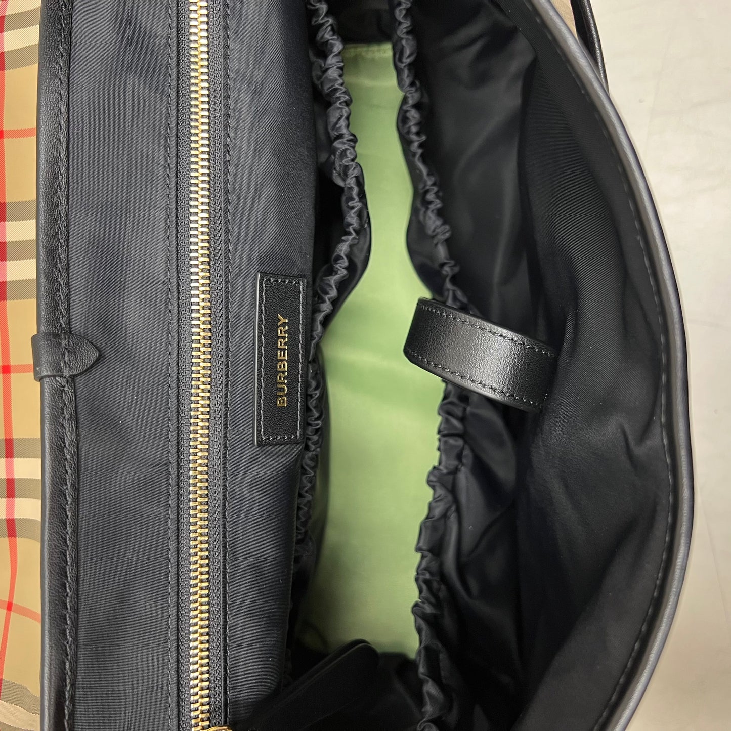 Burberry Vintage Check Diaper Bag