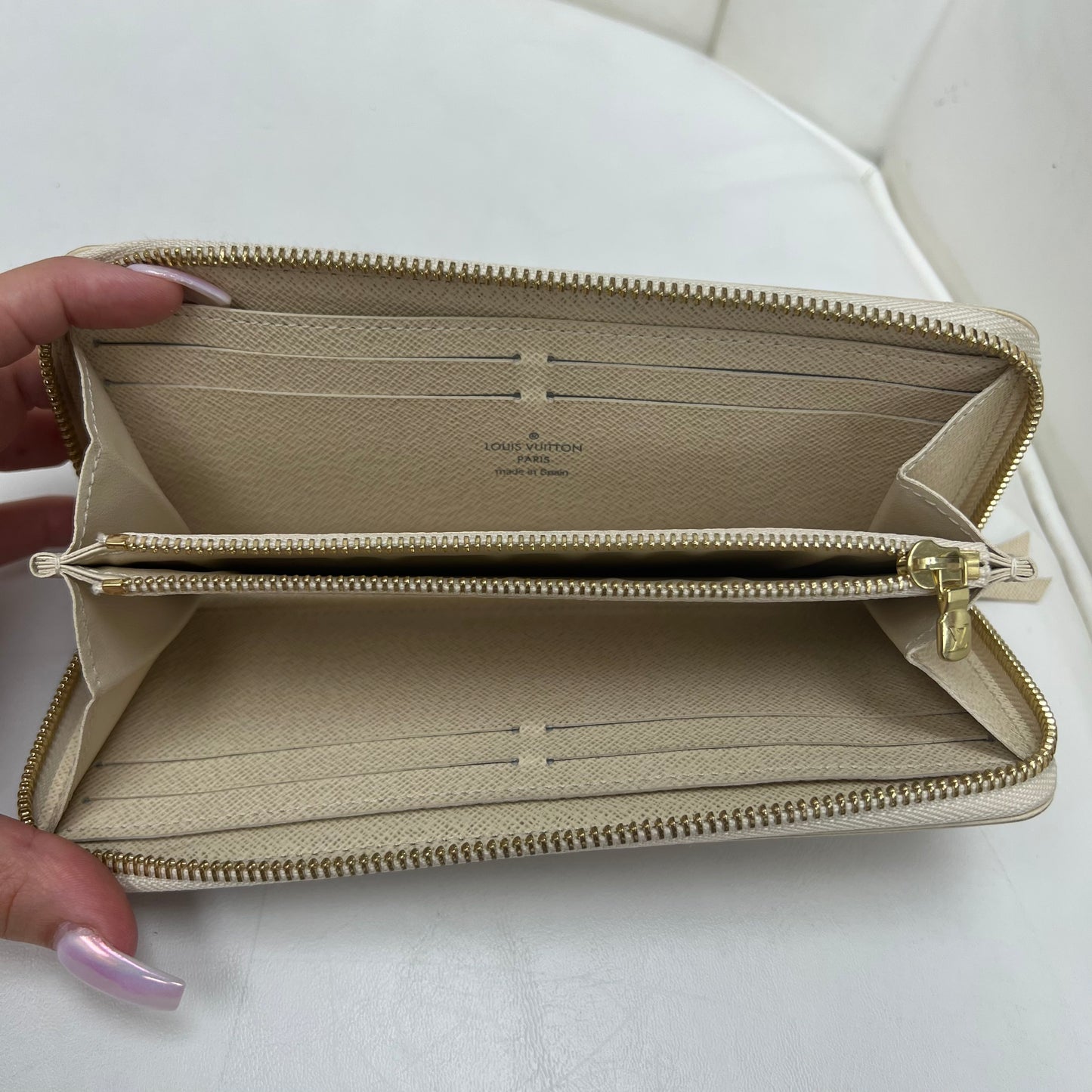 Louis Vuitton Clemence Wallet Damier Azur