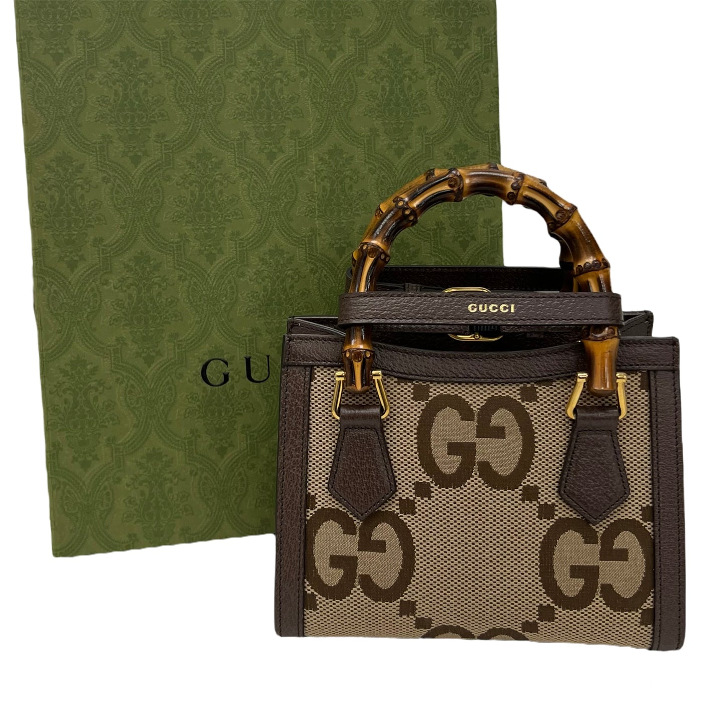 Gucci Diana Jumbo GG Mini Ophidia Tote