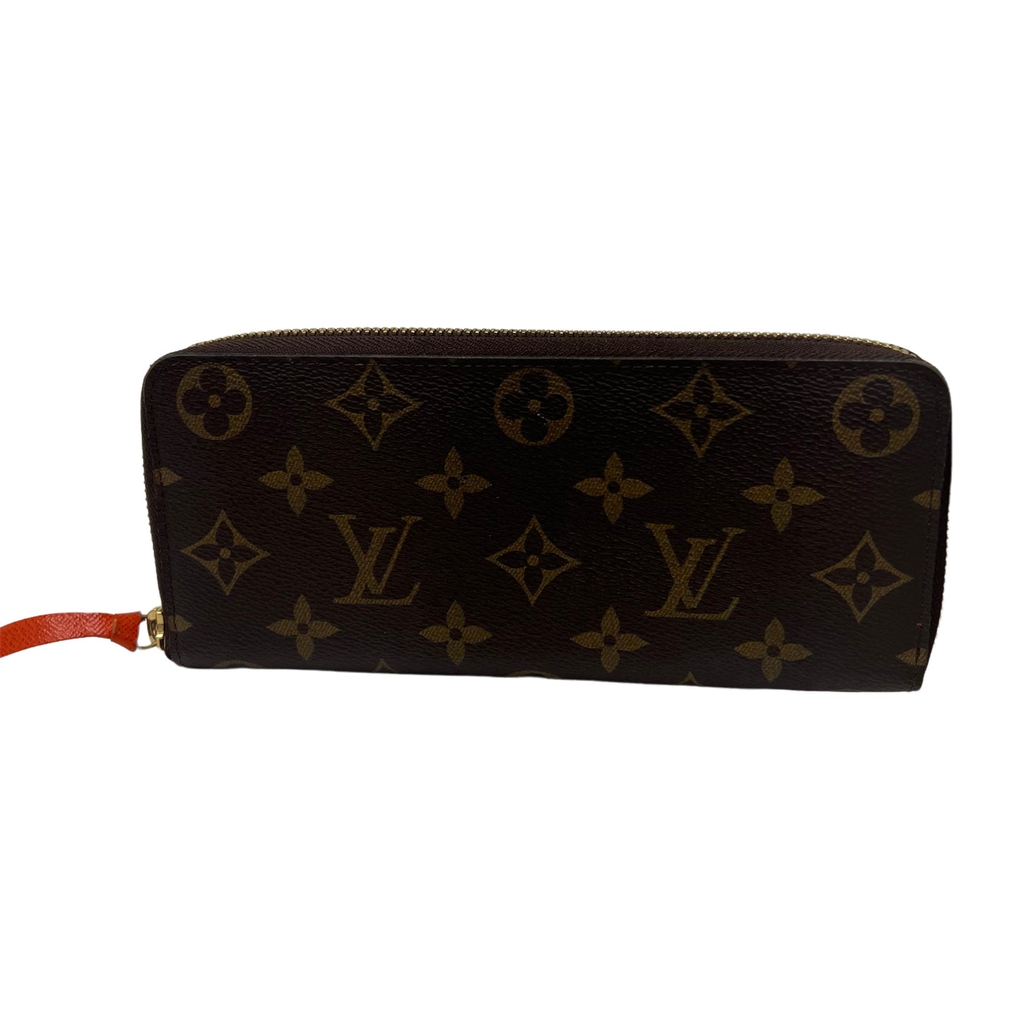 Louis Vuitton Clemence Wallet Monogram Orange