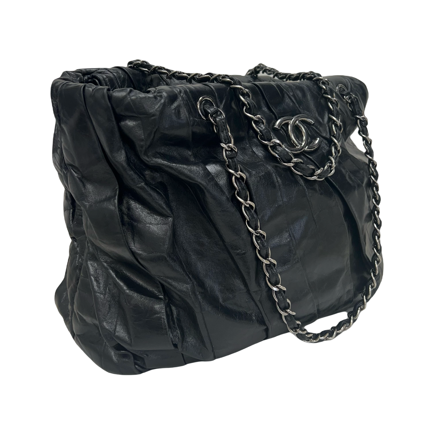 Chanel Twisted Tote Glazed Calfskin