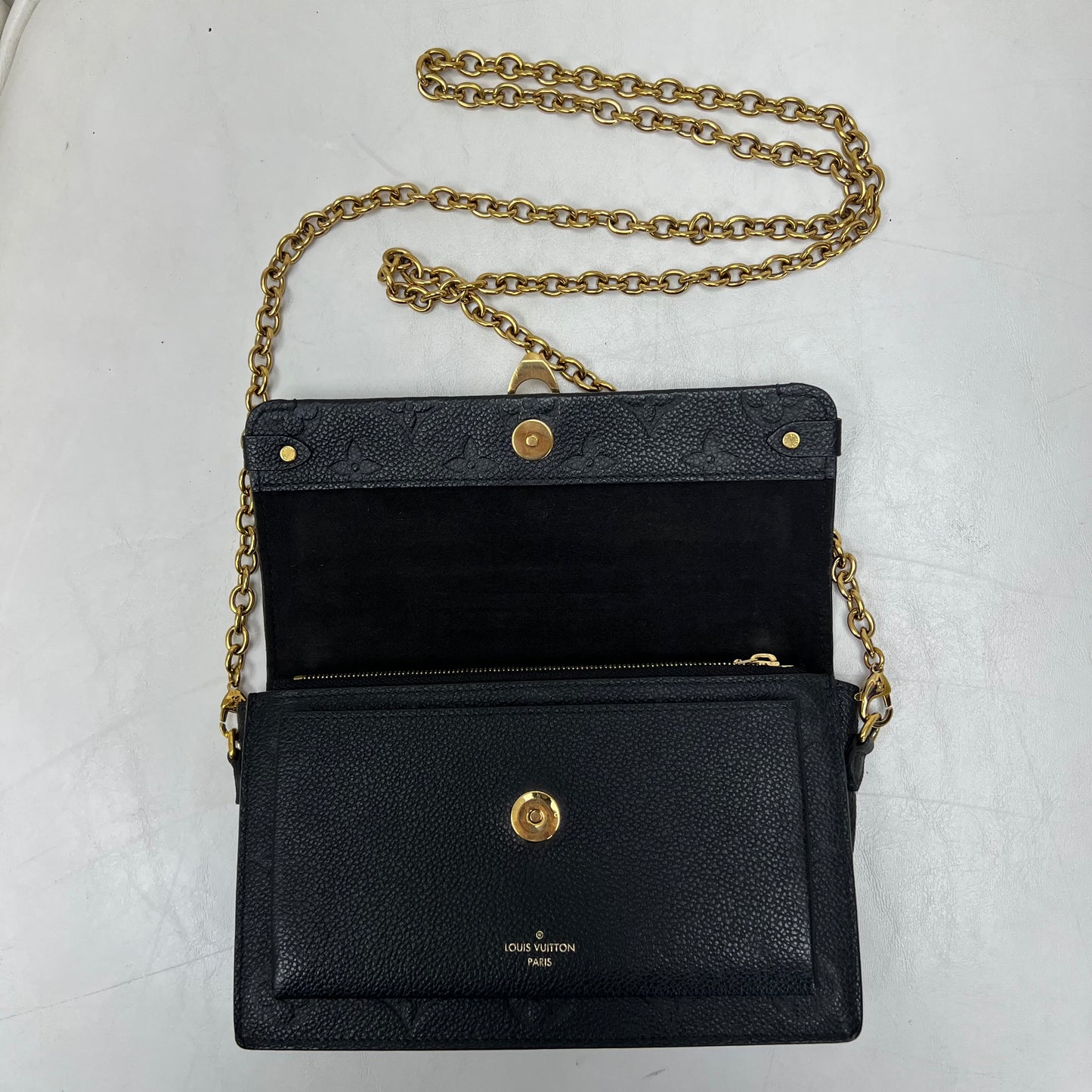 Louis Vuitton Vavin Chain Wallet Monogram Empreinte Leather