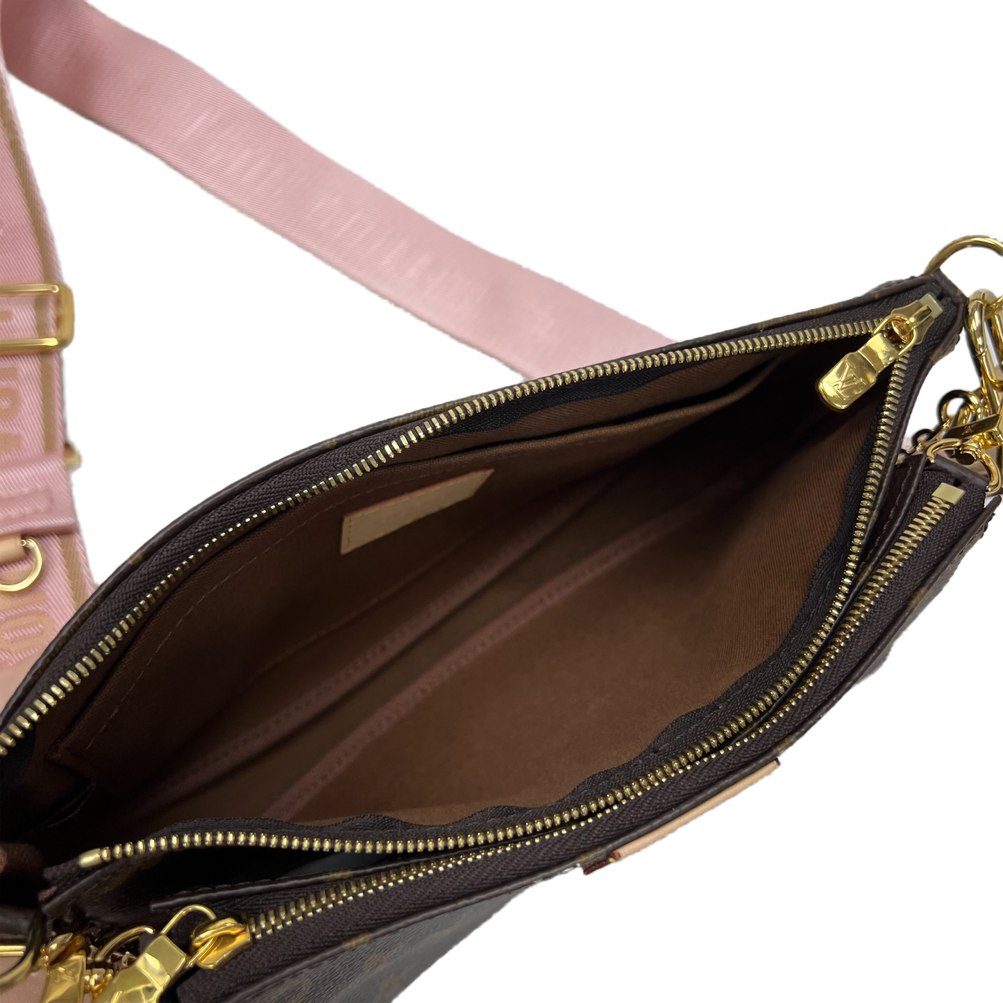 Louis Vuitton Monogram Multi Pochette Accessories Rose Clair