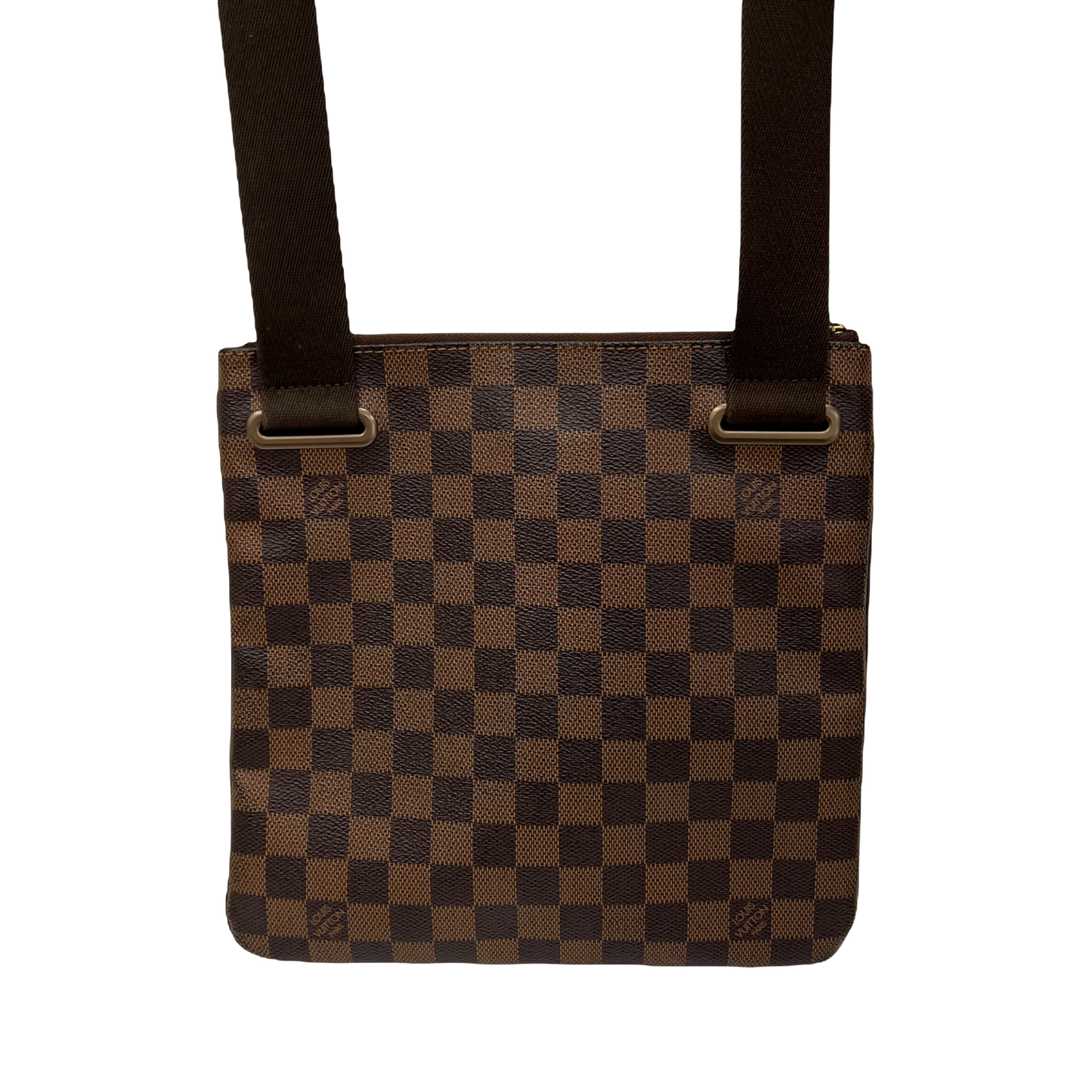 Louis Vuitton Brooklyn Pochette Plate Damier Ebene
