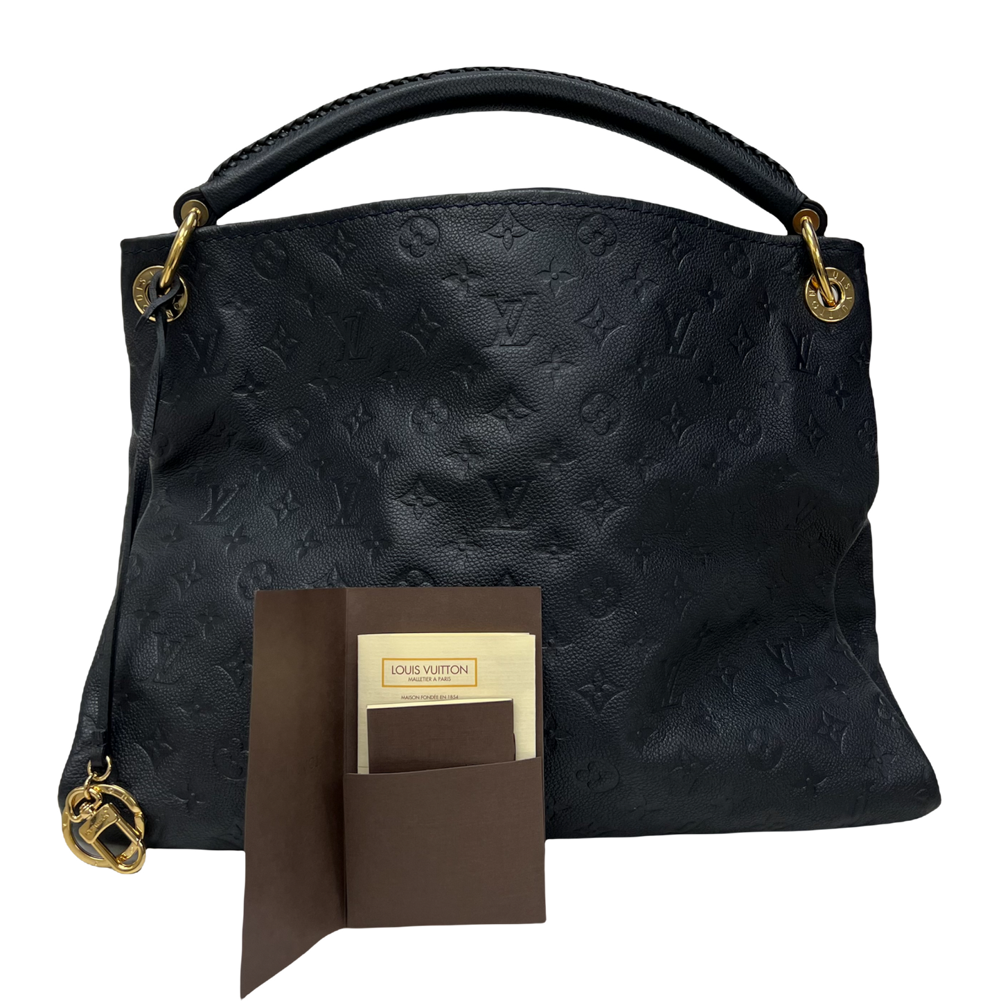 Louis Vuitton Bleu Infini Empreinte Leather Artsy MM