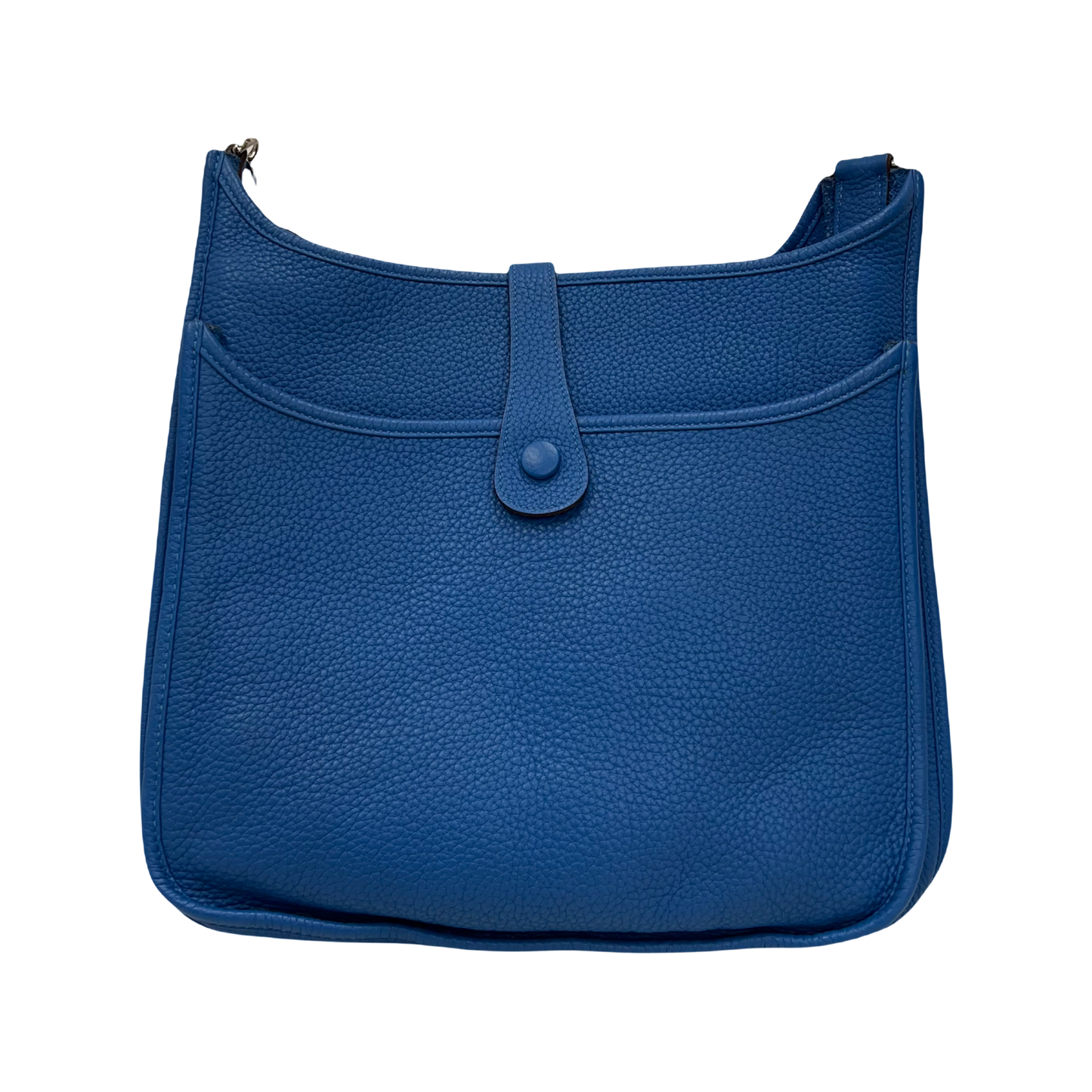 Hermès Blue Mykonos Evelyne GM