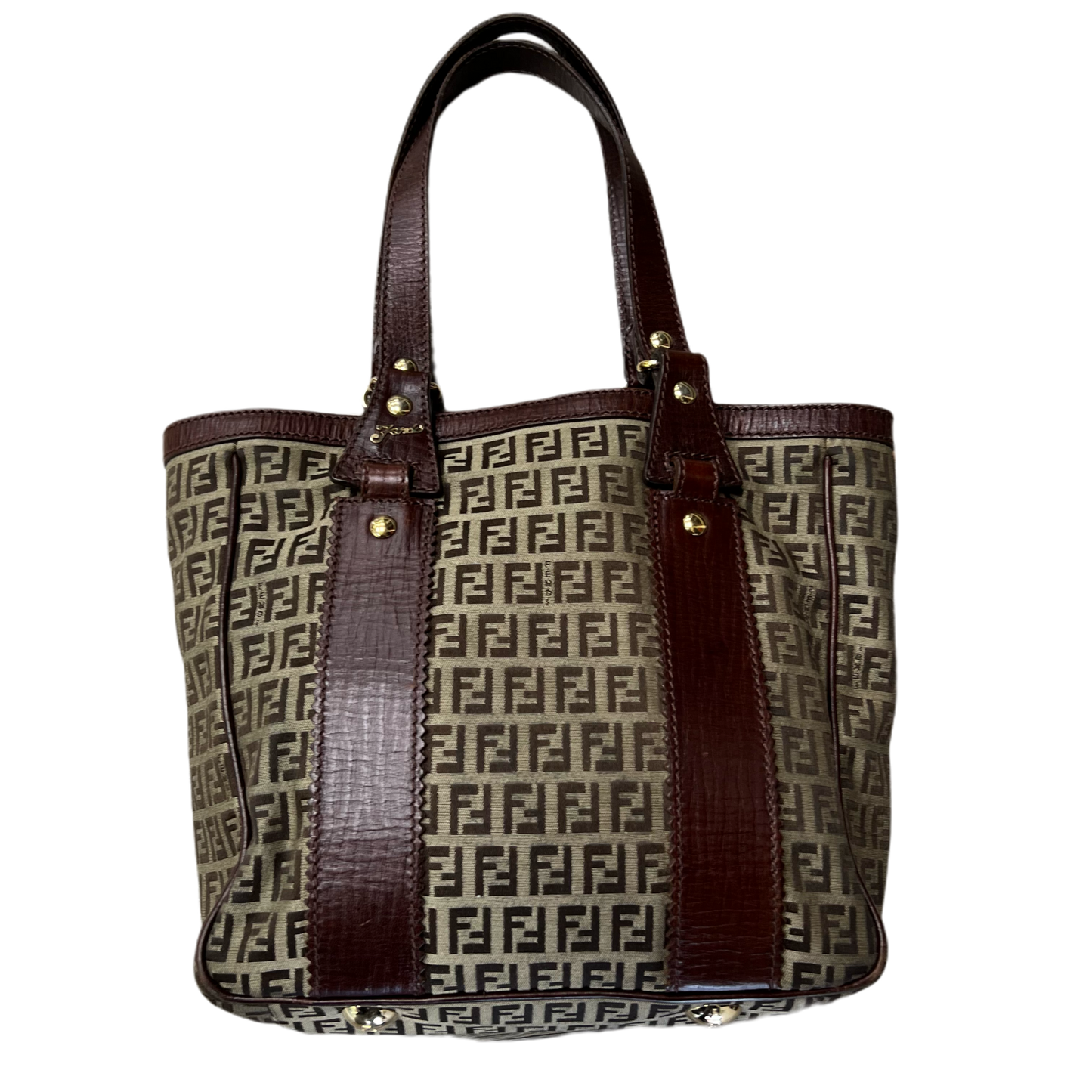 Fendi Monogram Canvas Tote