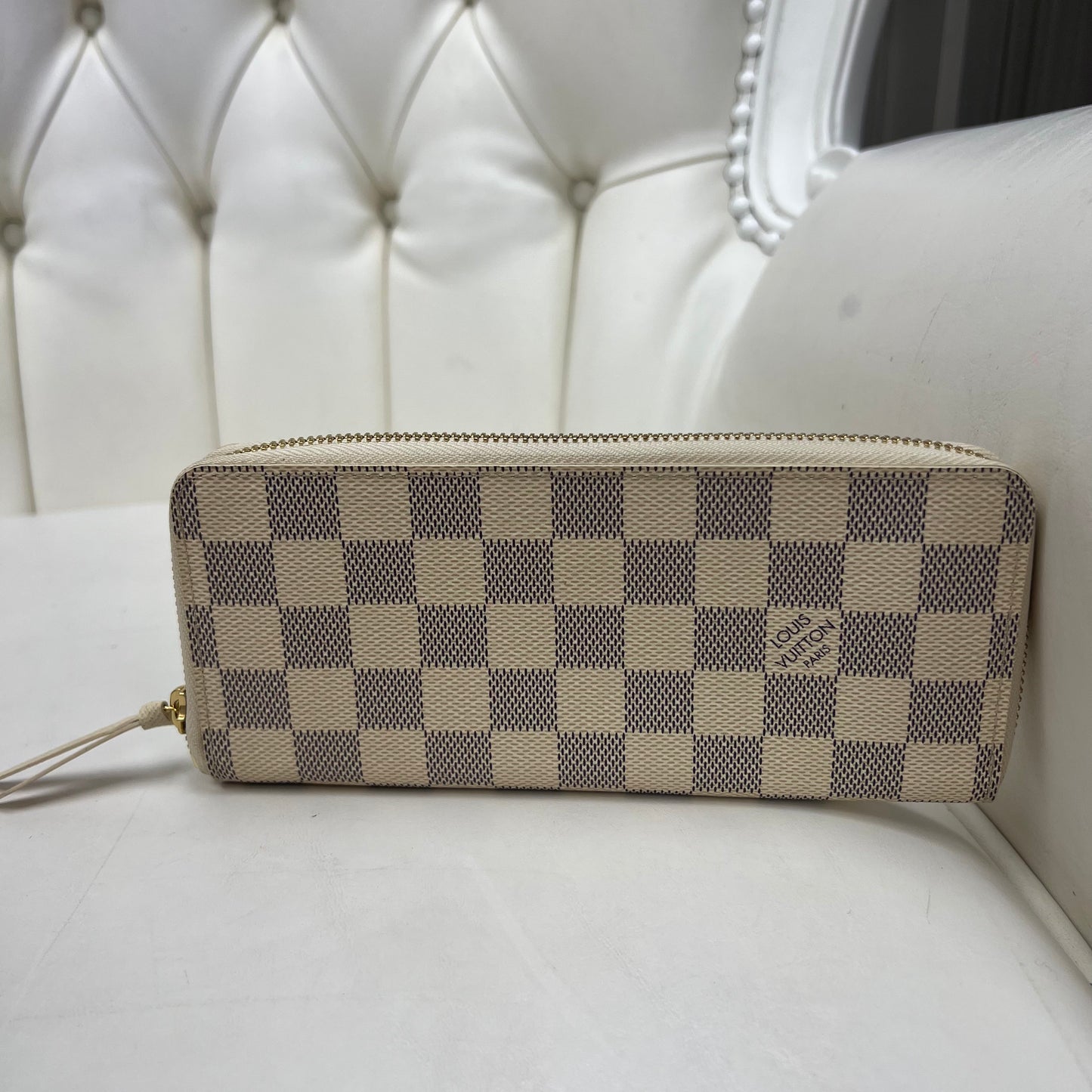 Louis Vuitton Clemence Wallet Damier Azur