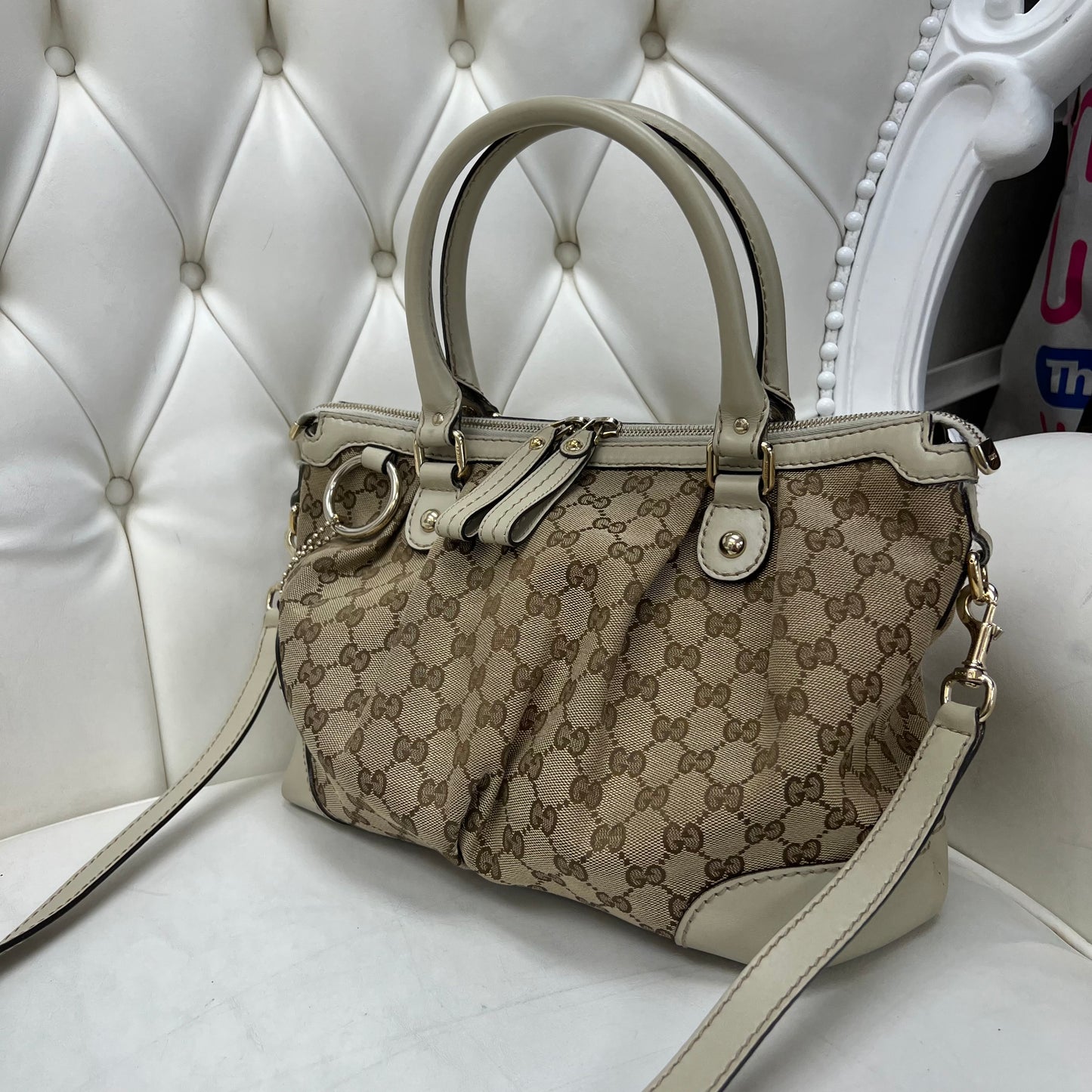 Gucci Sukey Top Handle Satchel