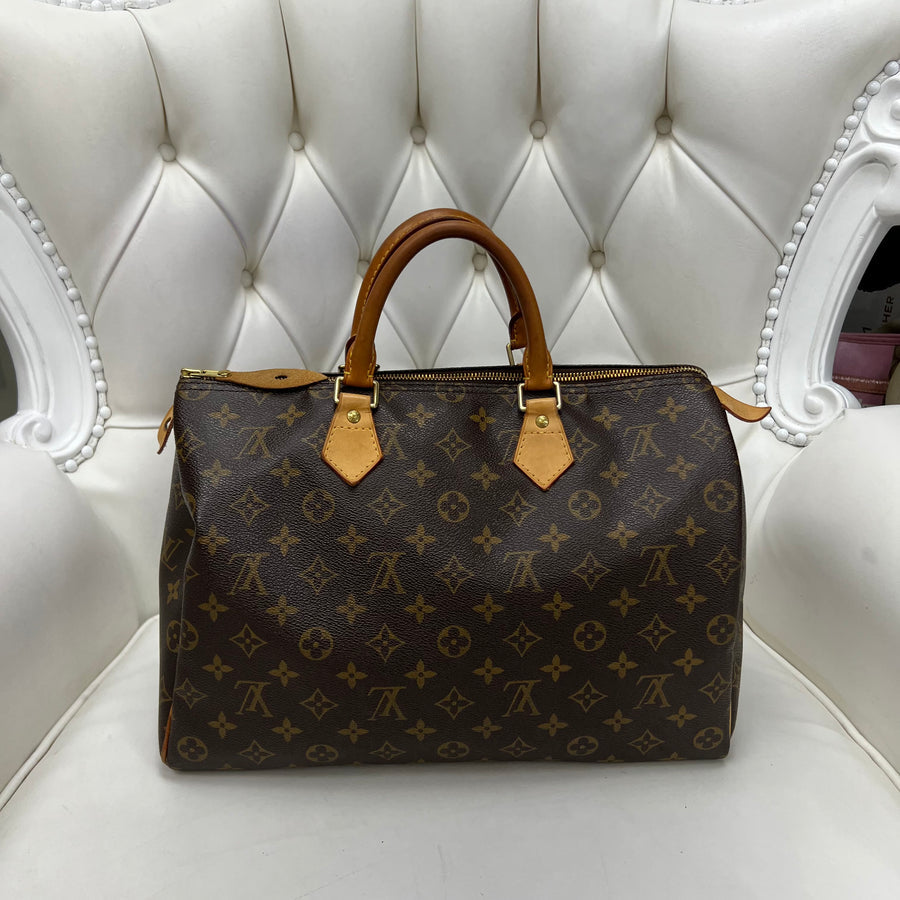 Louis Vuitton Speedy 35 Monogram with Lock & Keys