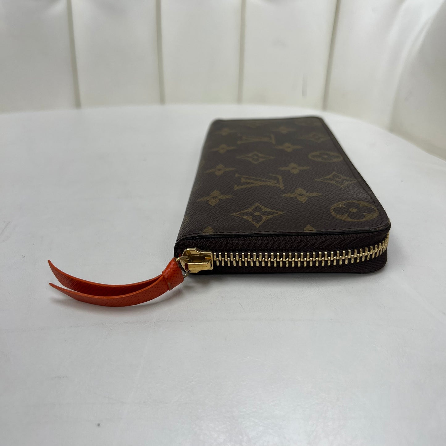 Louis Vuitton Clemence Wallet Monogram Orange