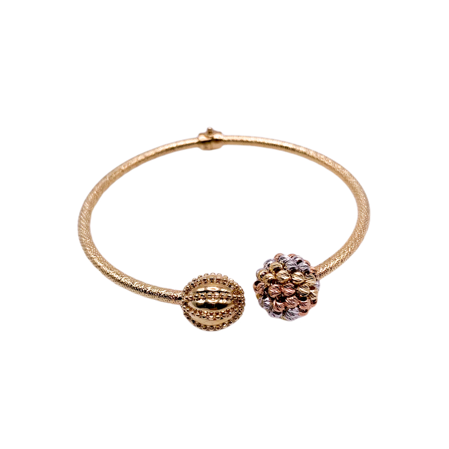 14k Gold Caviar Ball Bracelet