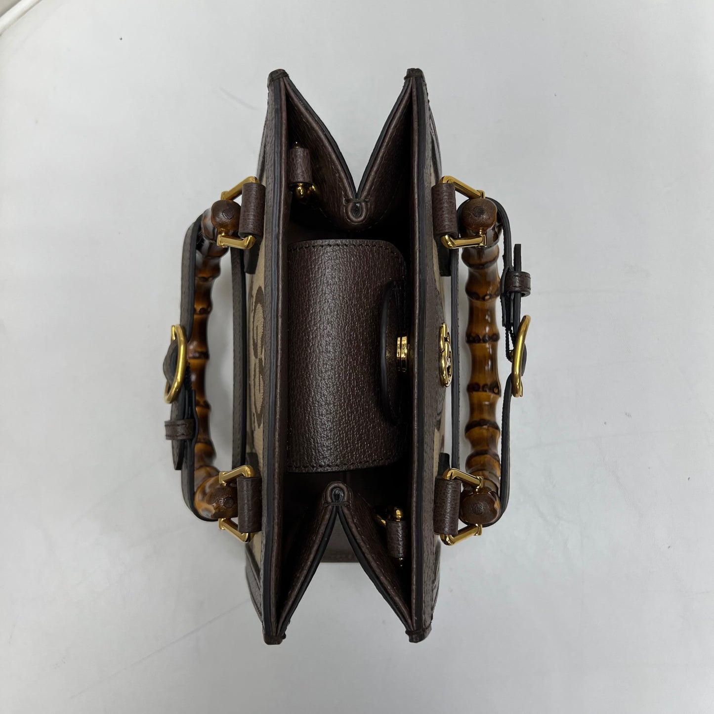Gucci Diana Jumbo GG Mini Ophidia Tote