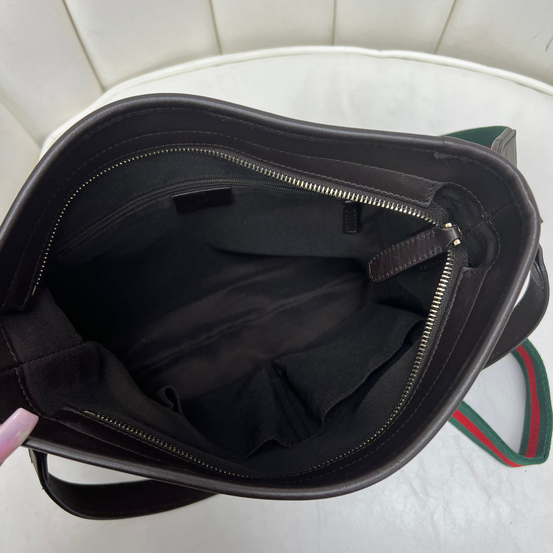 Gucci Monogram Messenger Bag