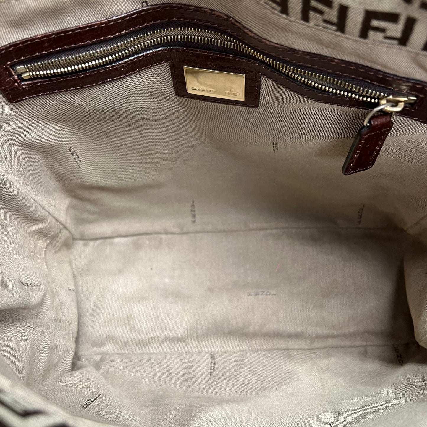 Fendi Monogram Canvas Tote