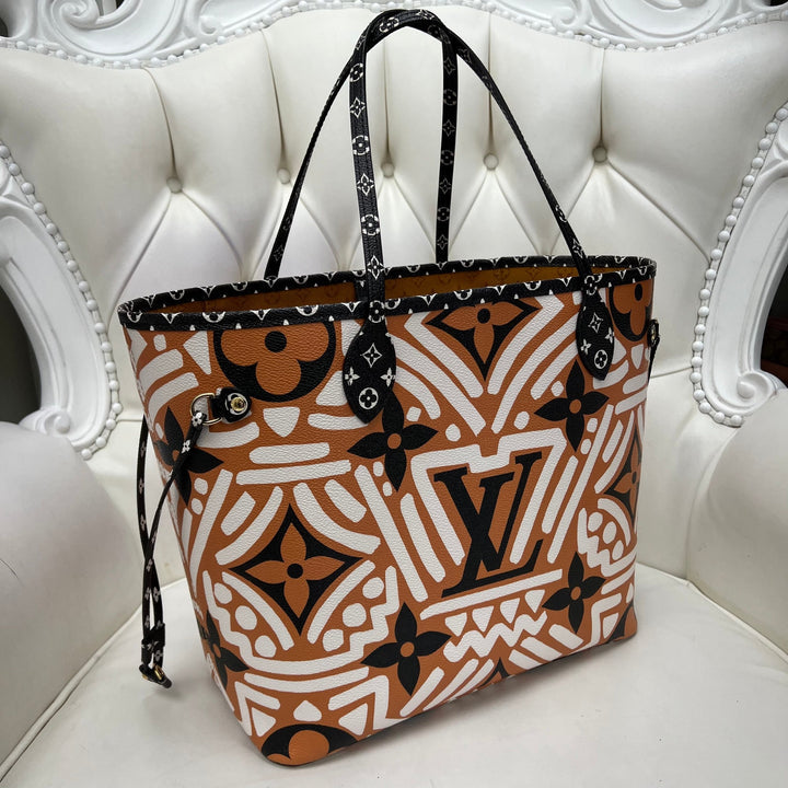 Louis Vuitton Neverfull MM Limited Edition Crafty Monogram Giant Multicolor