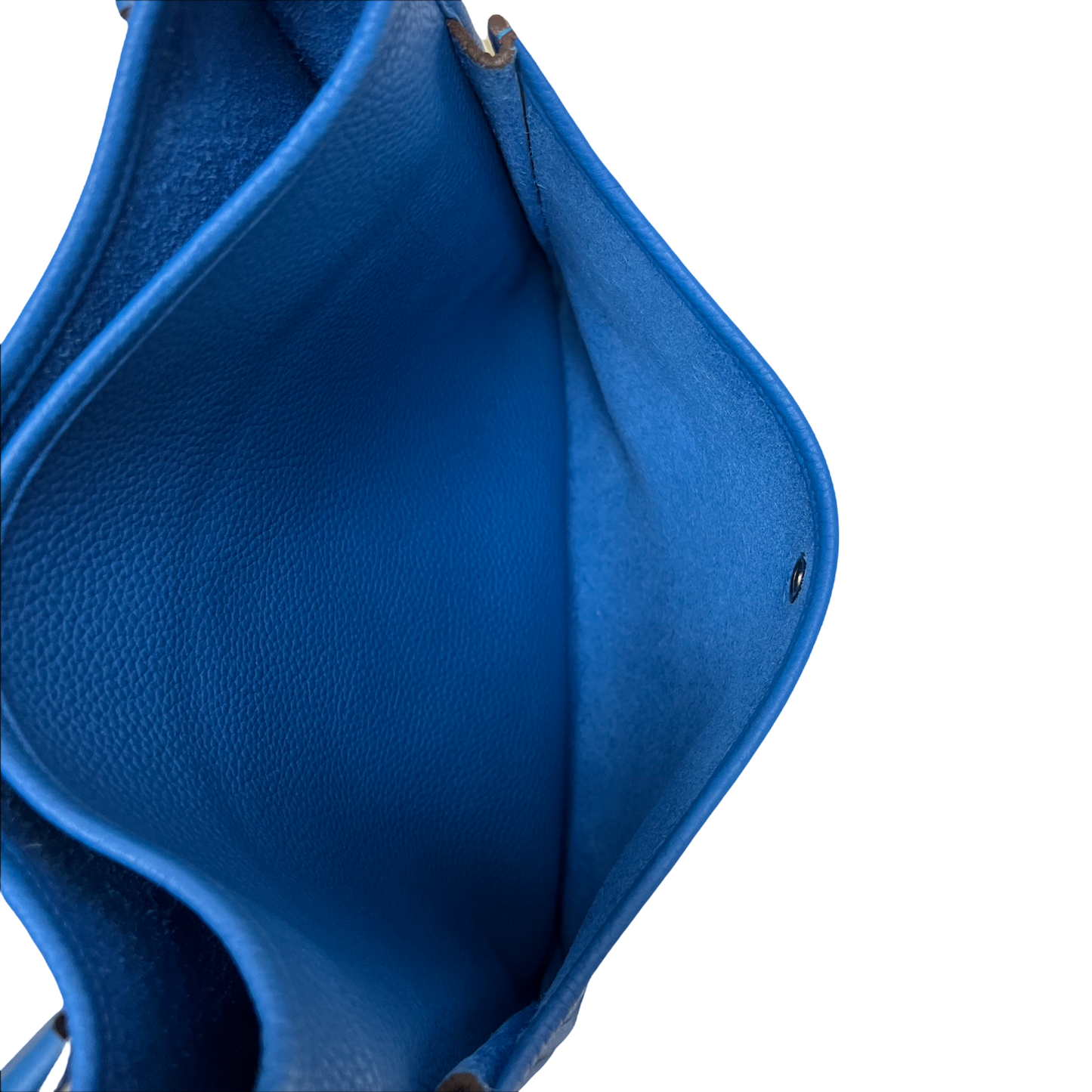 Hermès Blue Mykonos Evelyne GM
