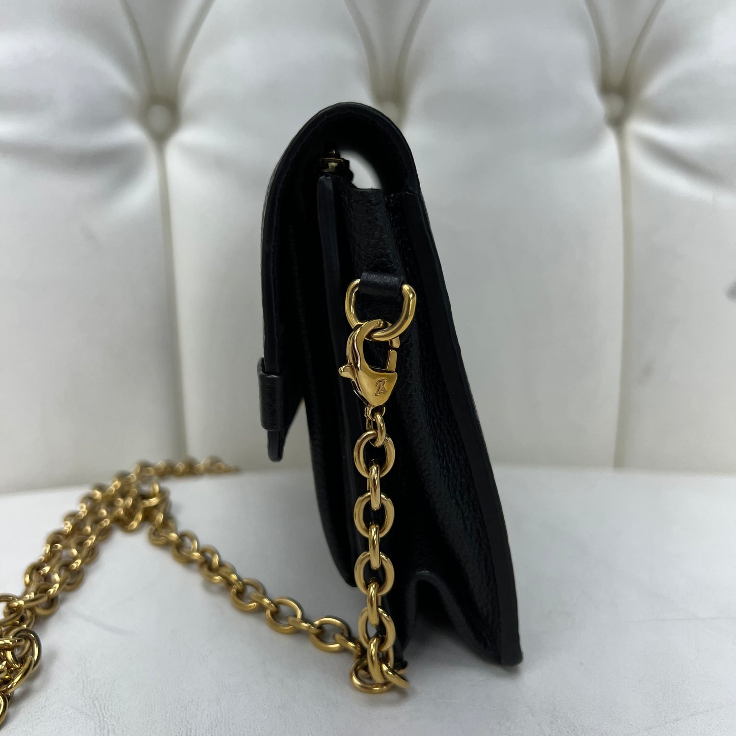 Louis Vuitton Vavin Chain Wallet Monogram Empreinte Leather