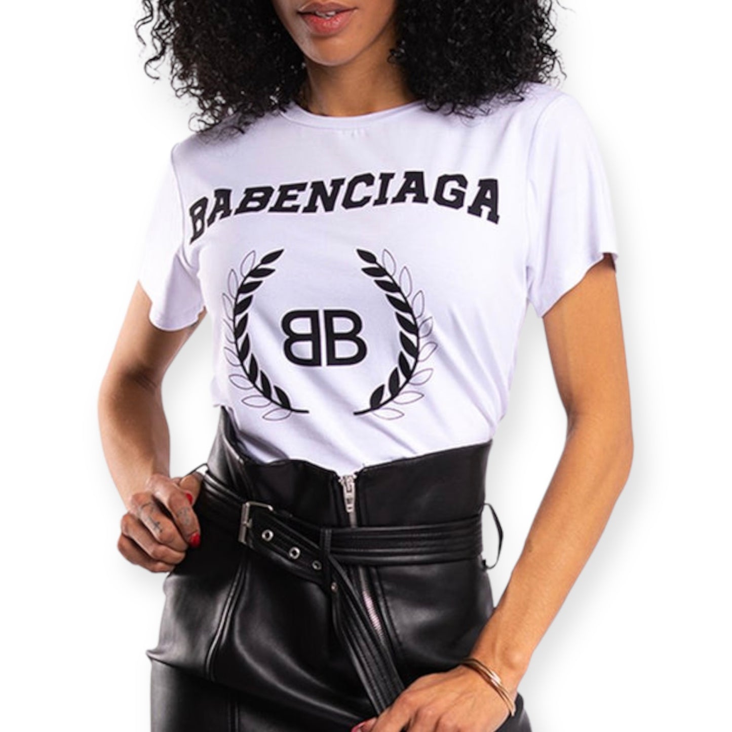 Fashion Tee White - Babenciaga