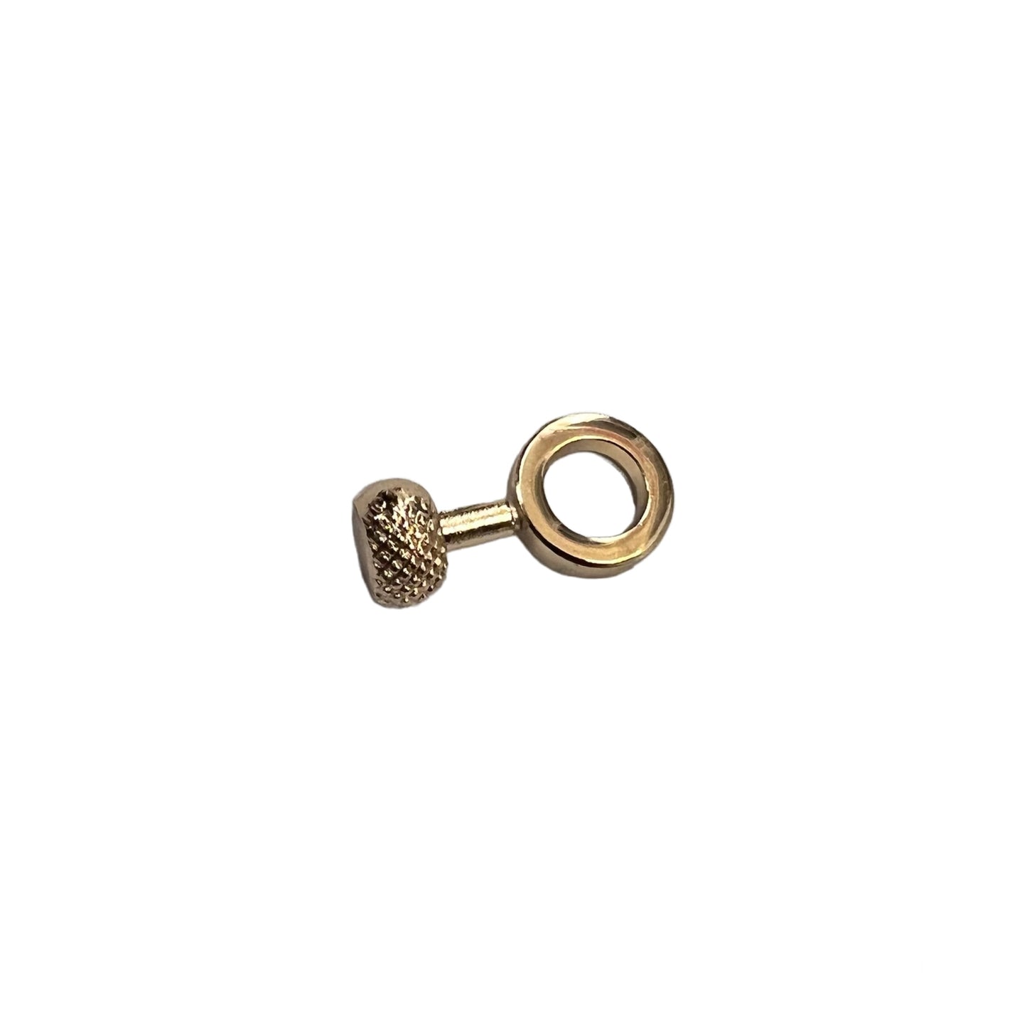 Zipper Gap Buckle Conversion Attachment for Neverfull Pouch, Gold