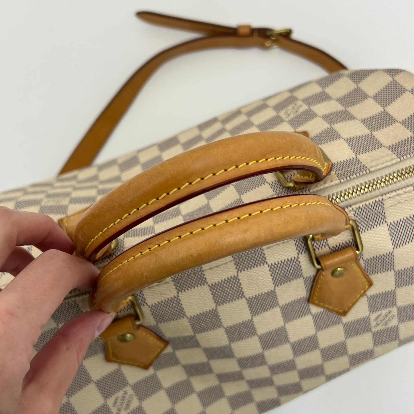 Louis Vuitton Speedy 30 Bandouliere Damier Azur