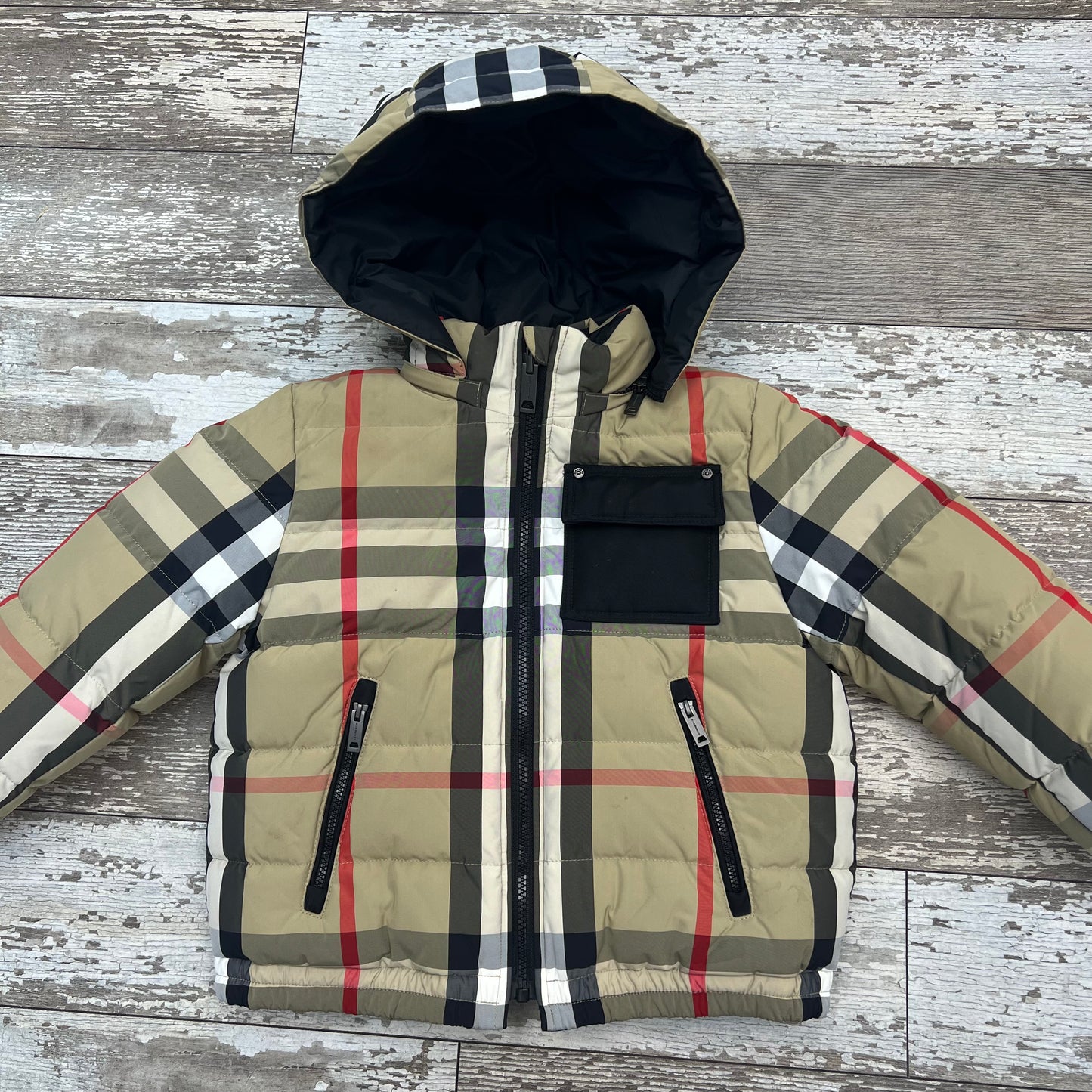 Burberry Kids Reversible Coat, 6 Youth