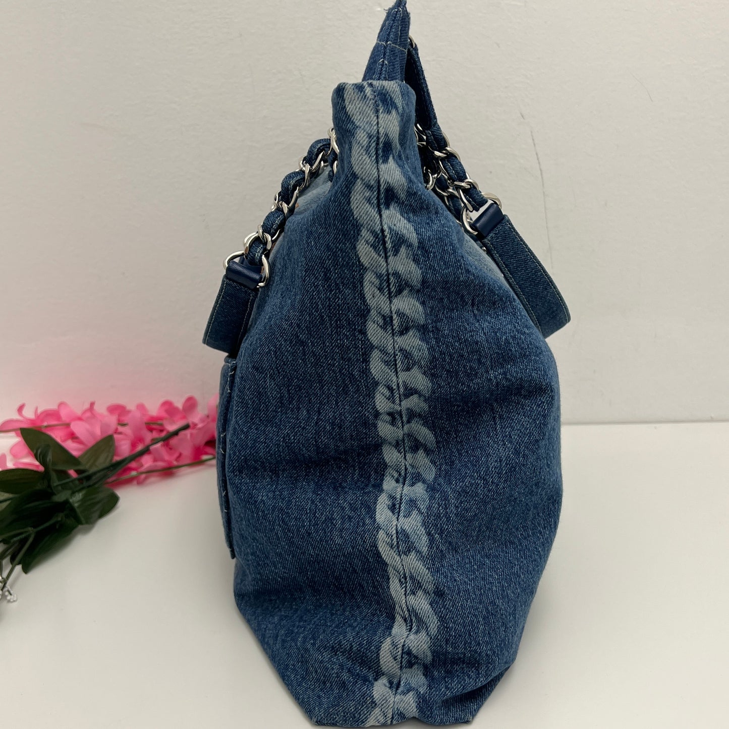 Chanel Shopping Tote Degrade Denim Large