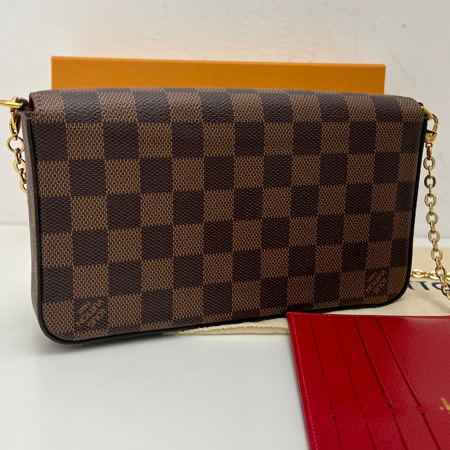 Louis Vuitton Felicie Pochette with Both Inserts, Box, & Dust Bag