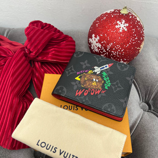 Louis Vuitton x Virgil Abloh Multiple Wallet Cosmic Trunk with Box & Dust Bag