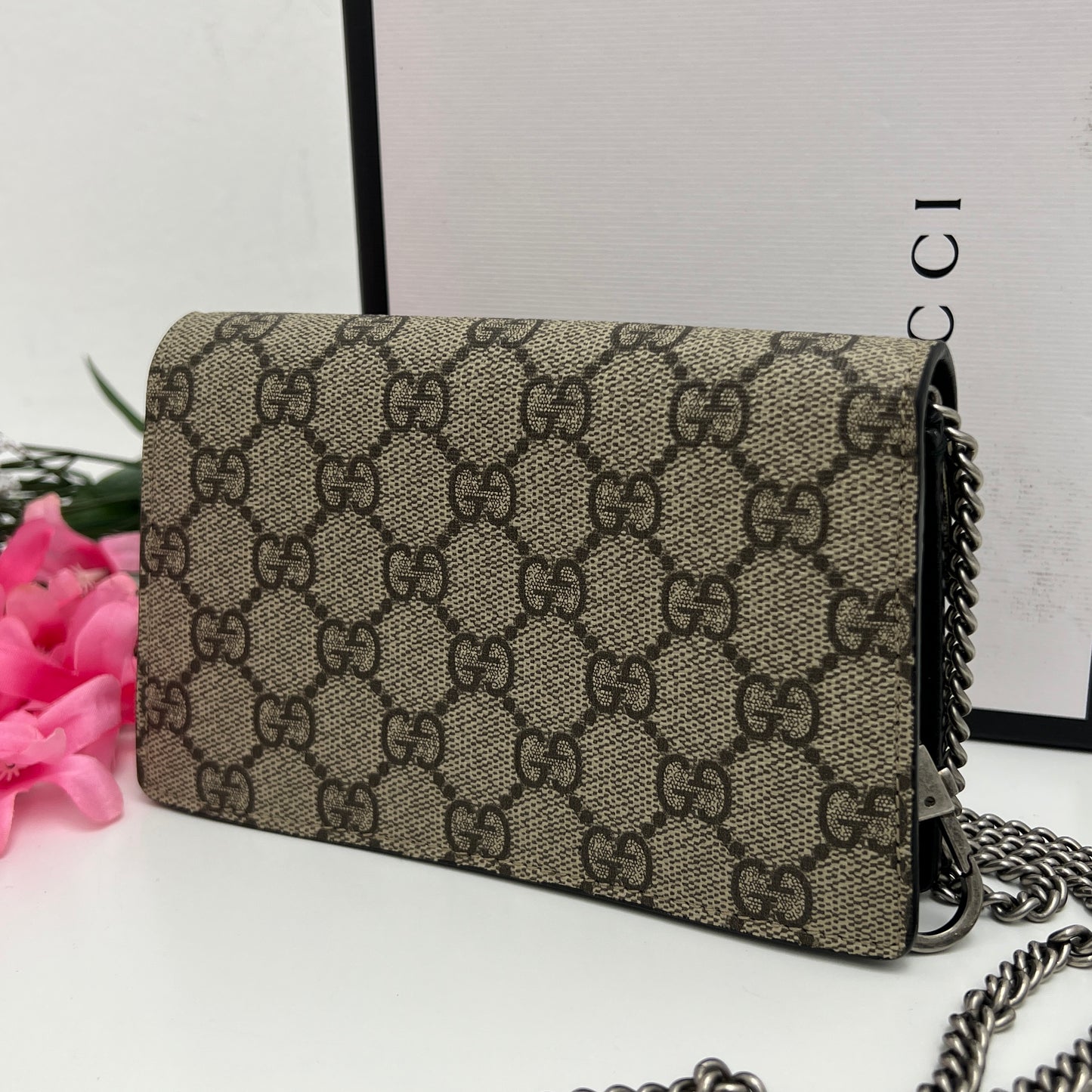 Gucci Super Mini Dionysus Crossbody GG canvas
