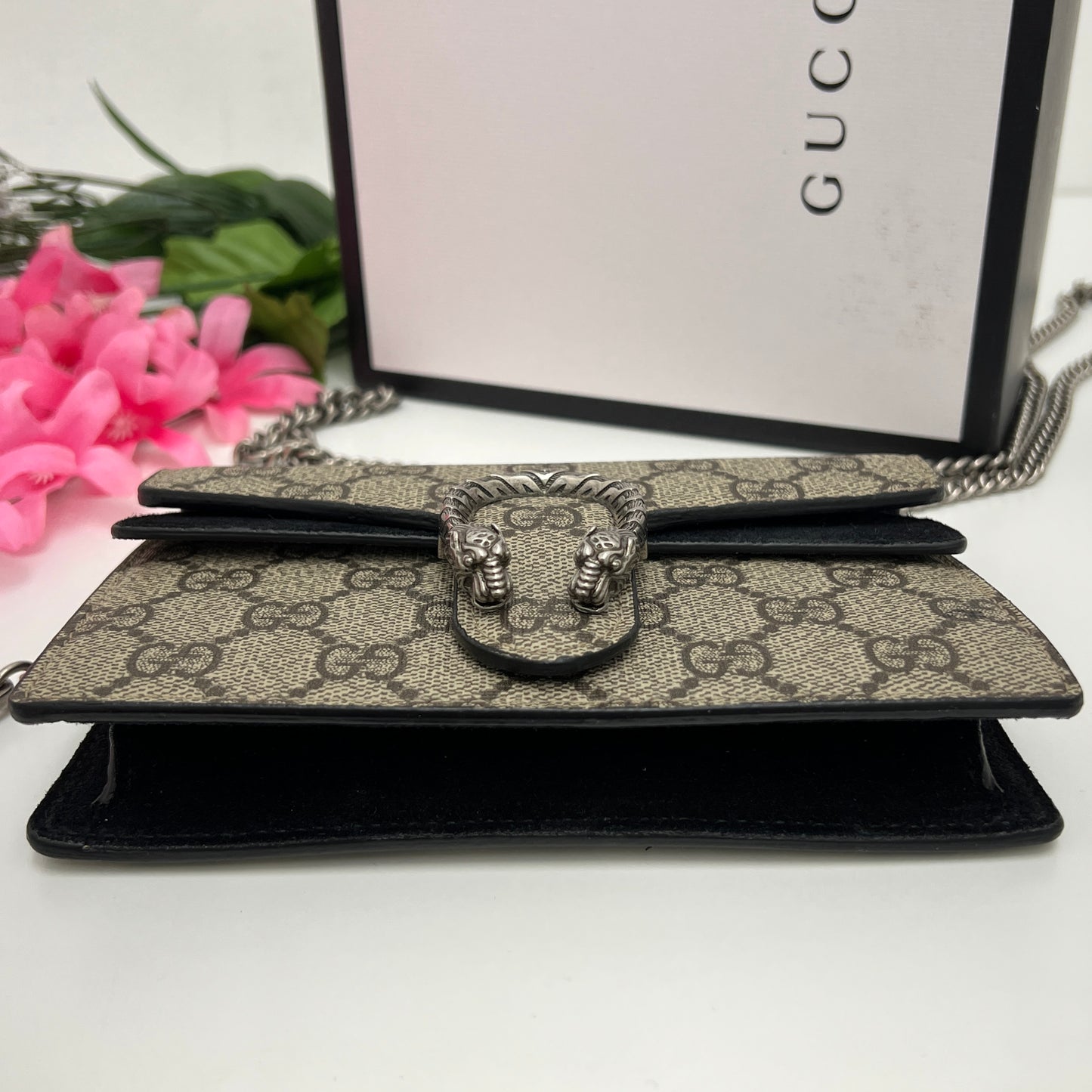 Gucci Super Mini Dionysus Crossbody GG canvas