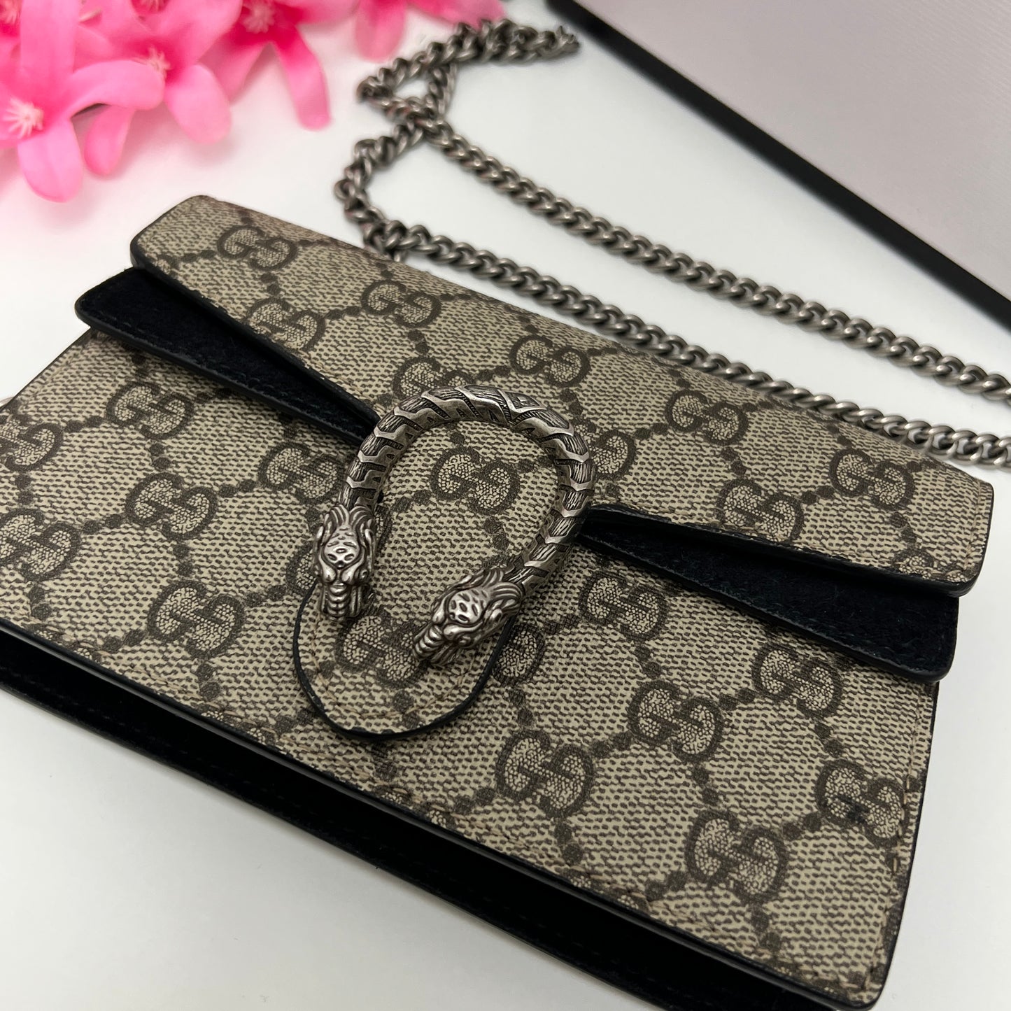 Gucci Super Mini Dionysus Crossbody GG canvas