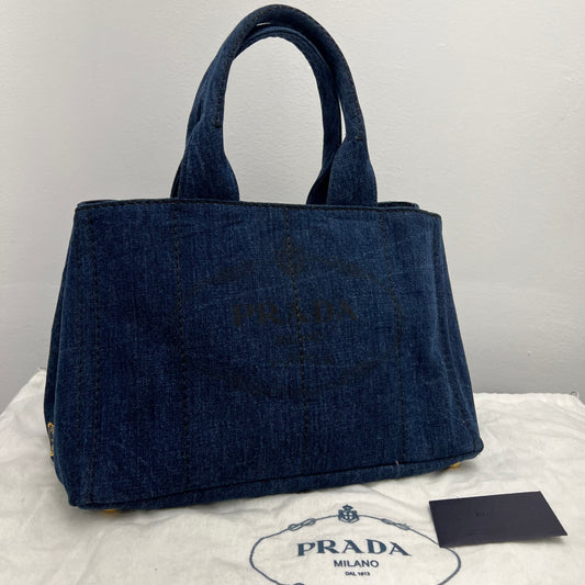 Prada Canapa Tote Denim