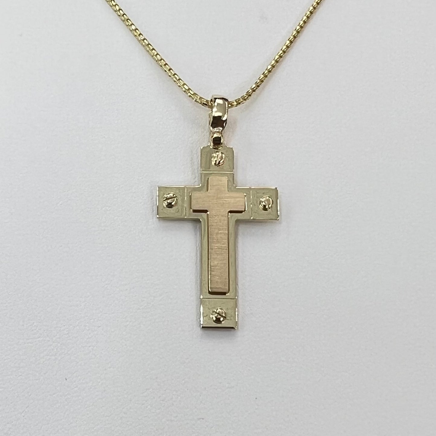 14k Gold Cross Pendant