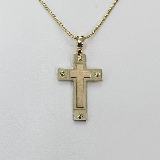 14k Gold Cross Pendant