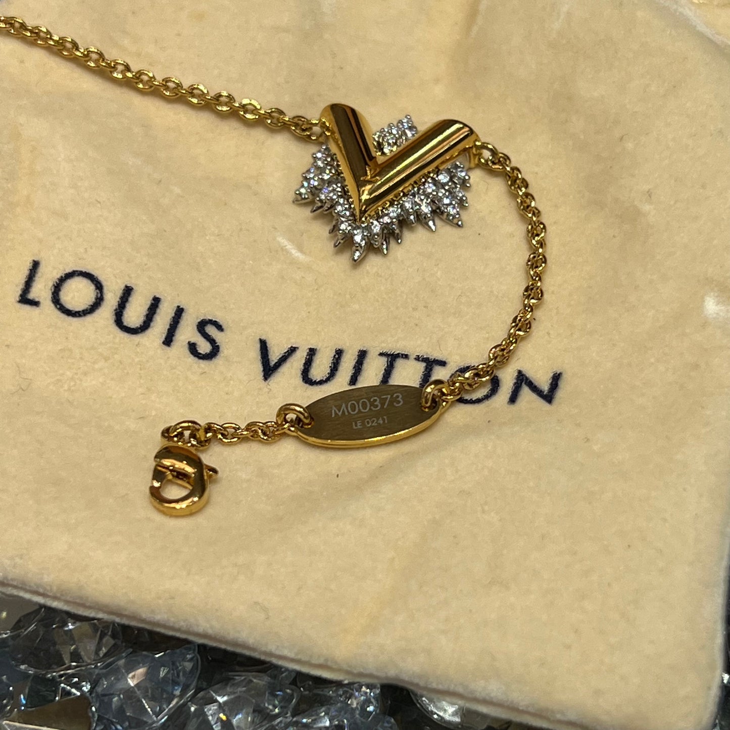 Louis Vuitton Glory V Bracelet with Box & Dustbag