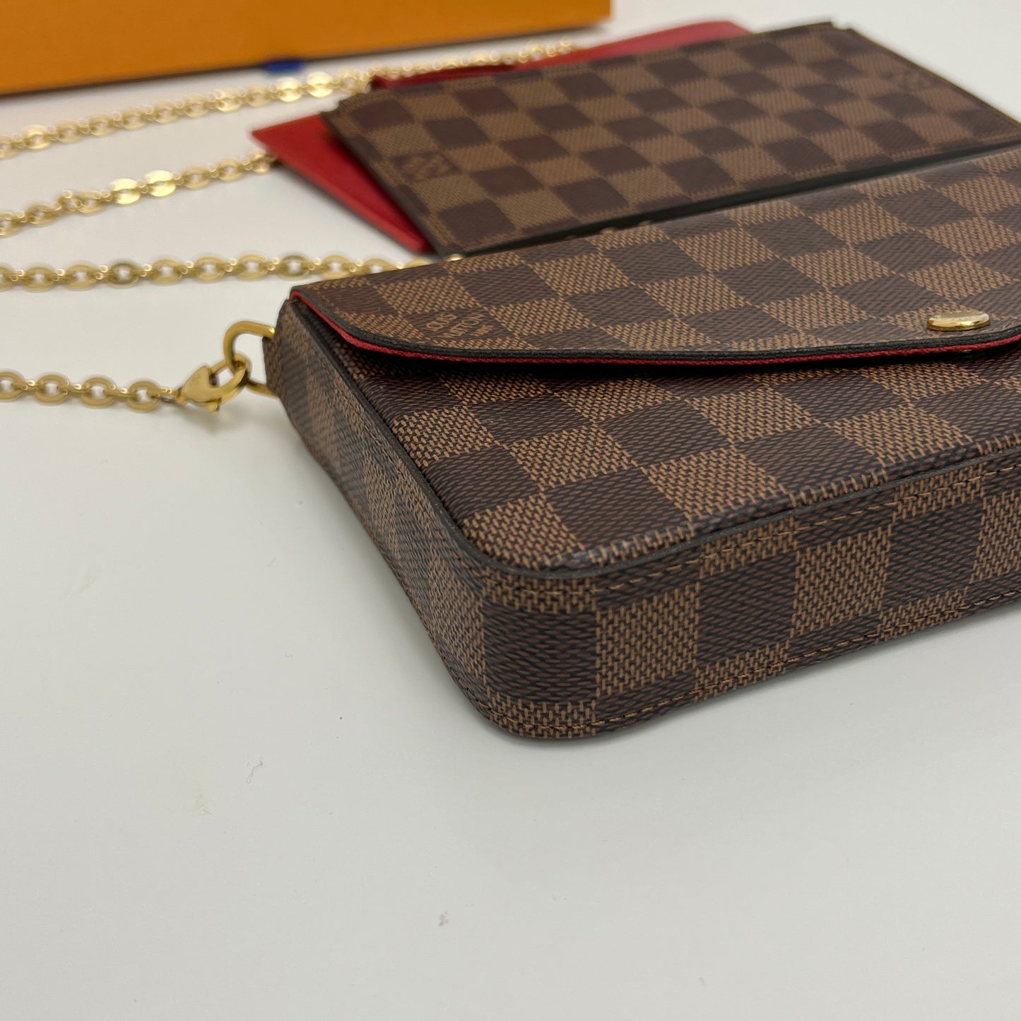 Louis Vuitton Felicie Pochette with Both Inserts, Box, & Dust Bag