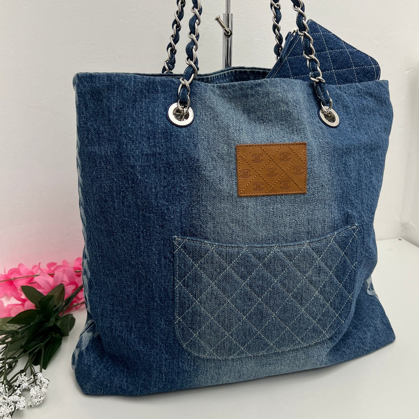 Chanel Shopping Tote Degrade Denim Large