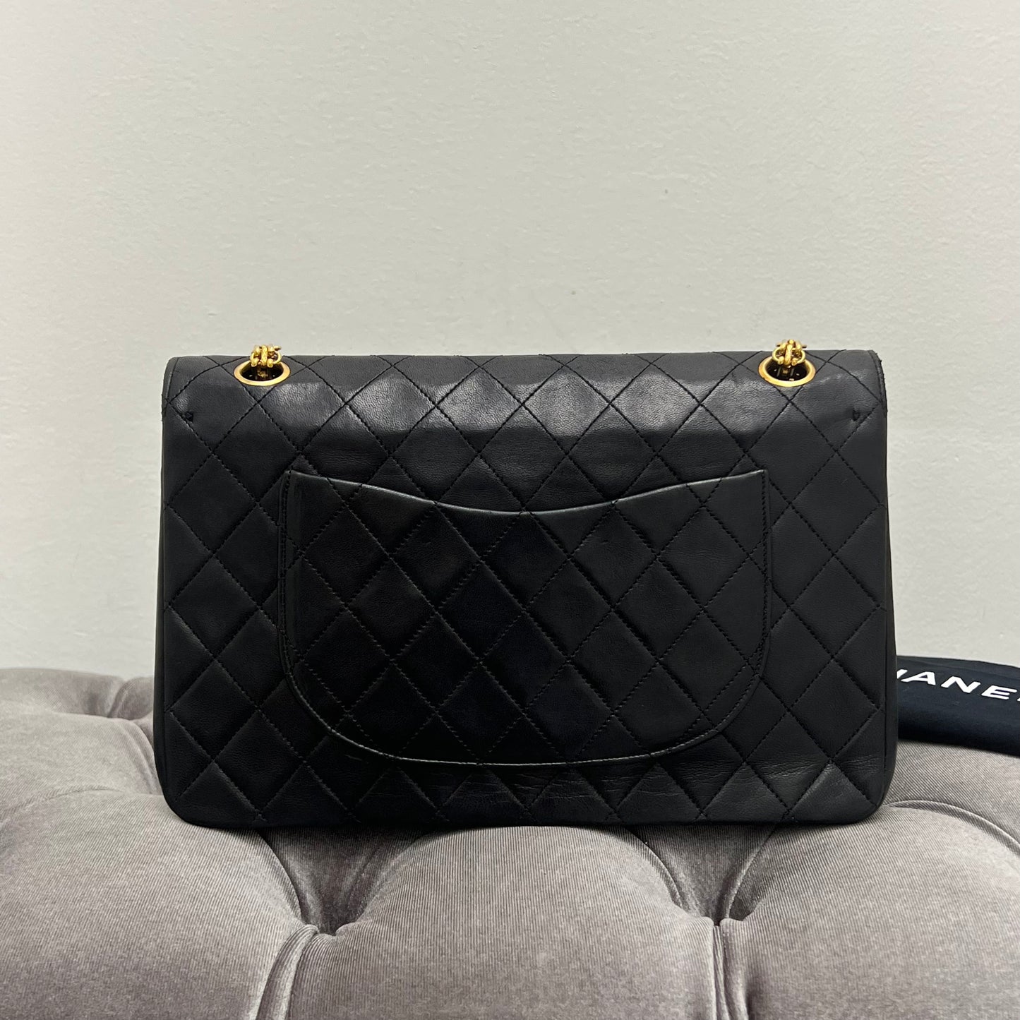 Chanel Vintage Double Flap Shoulder Bag, Full Set