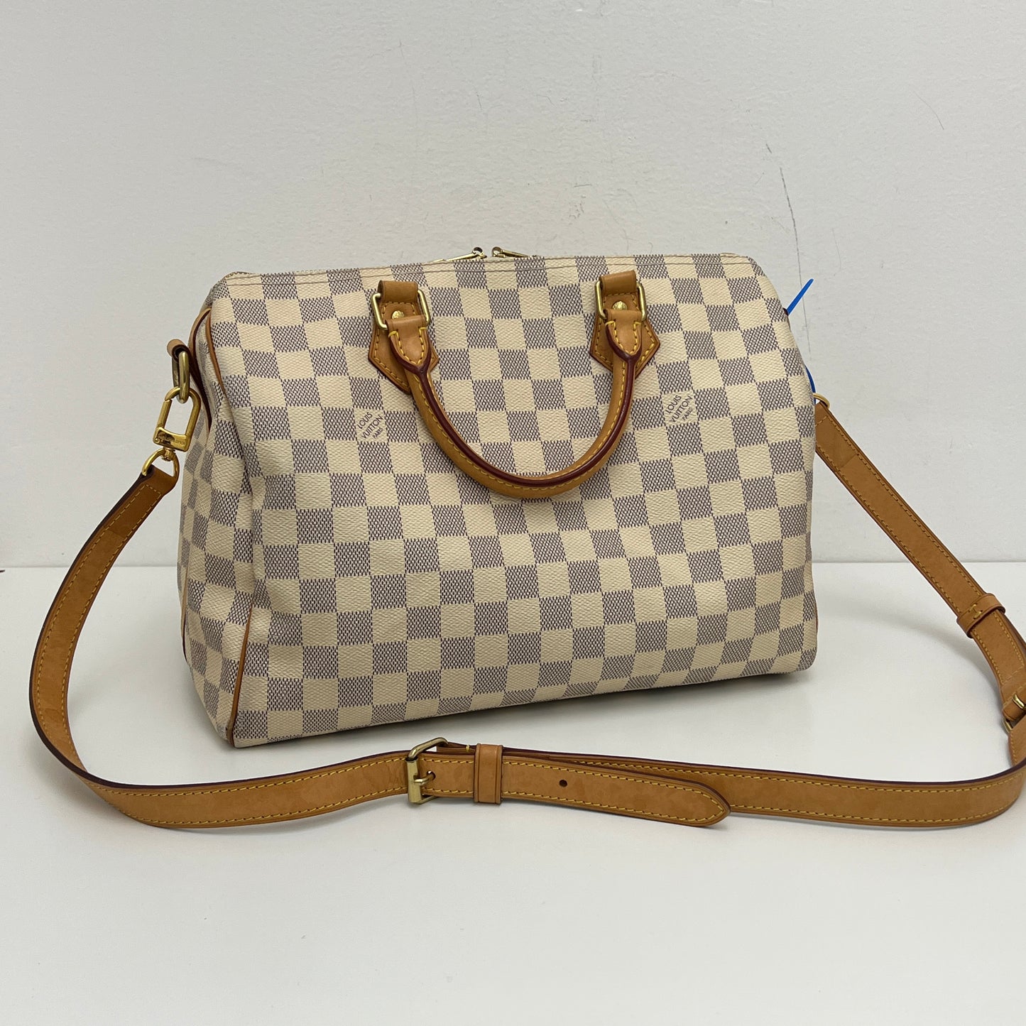 Louis Vuitton Speedy 30 Bandouliere Damier Azur