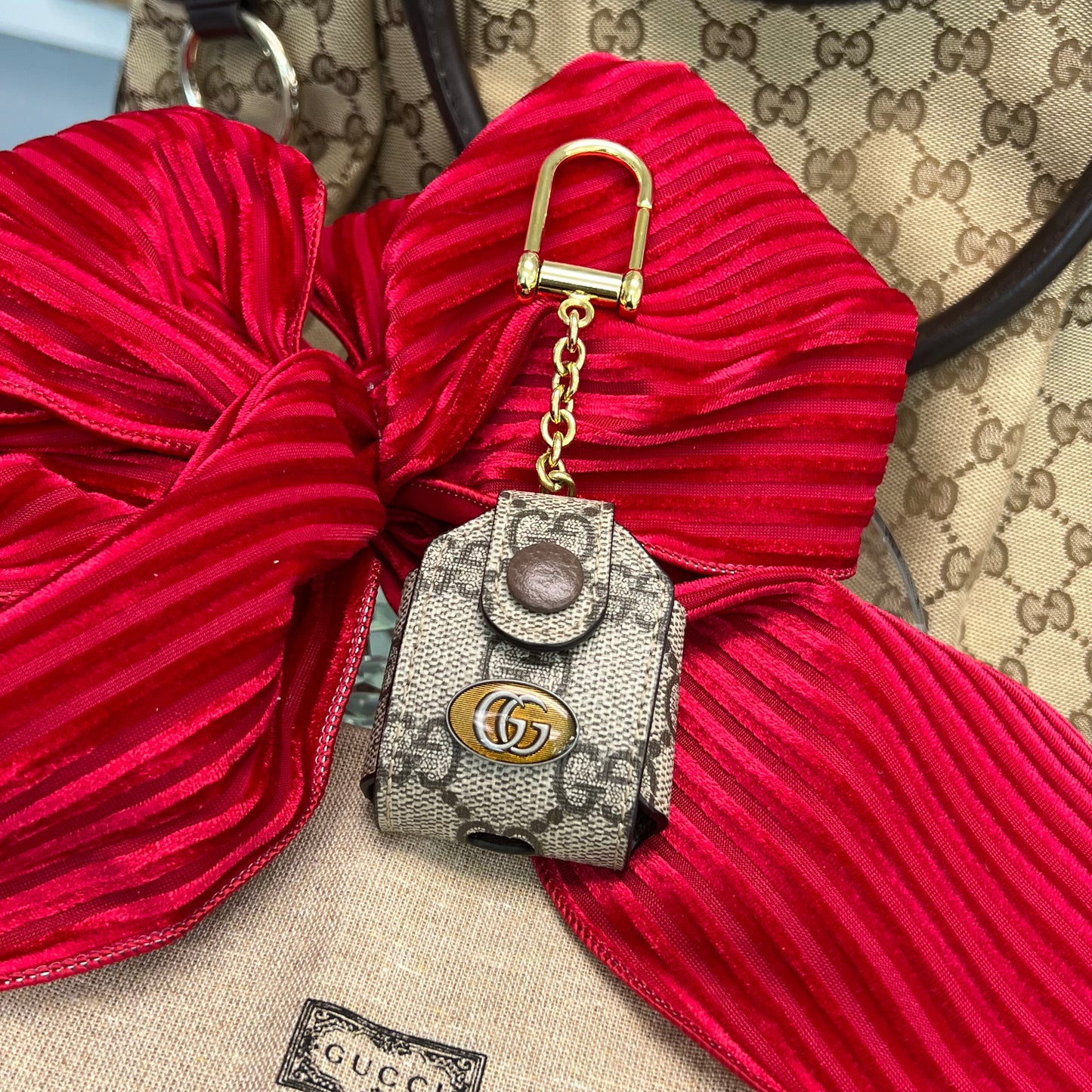 Gucci AirPods Case with Dust Bag