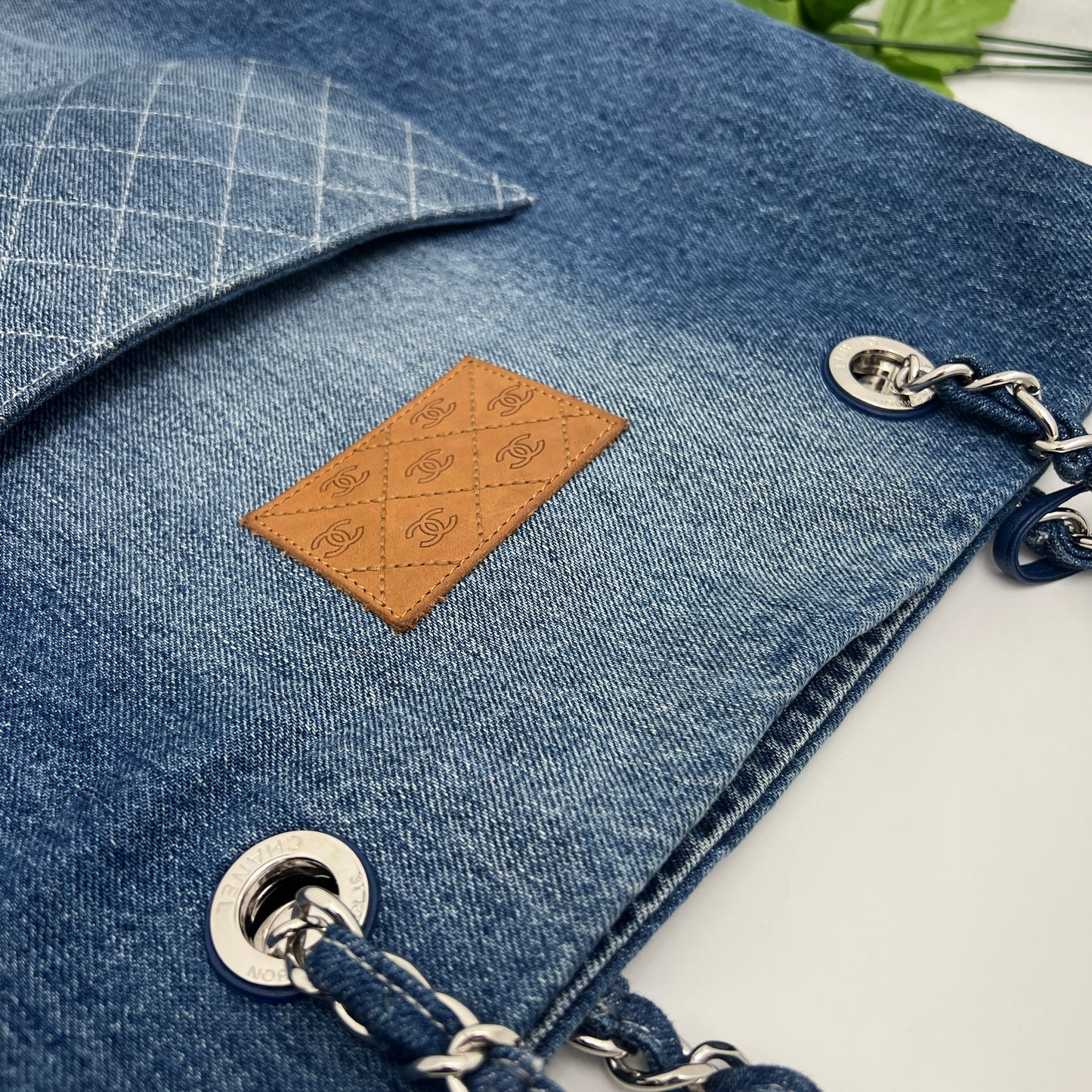 Chanel Shopping Tote Degrade Denim Large