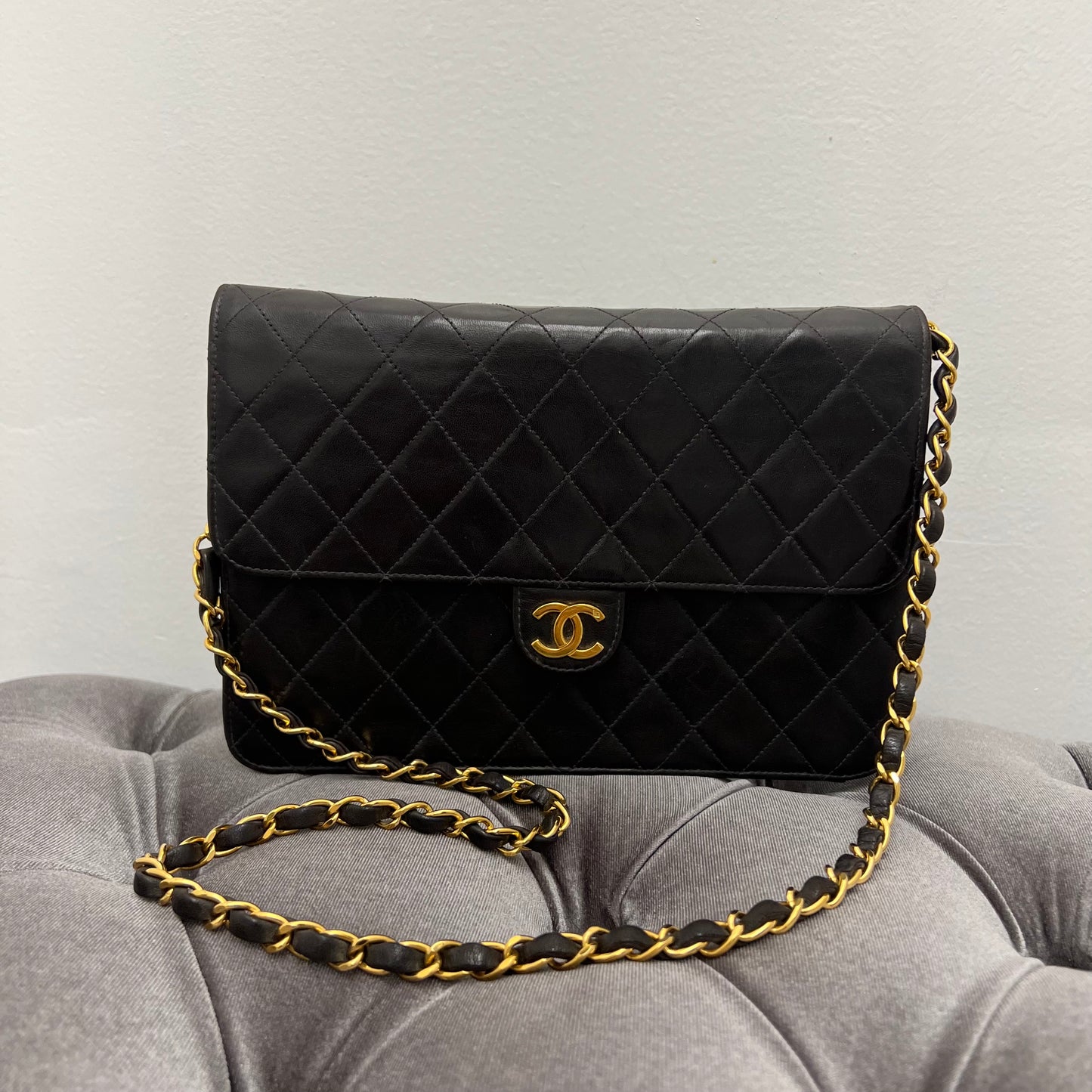 Chanel Vintage Single Flap Shoulder Bag