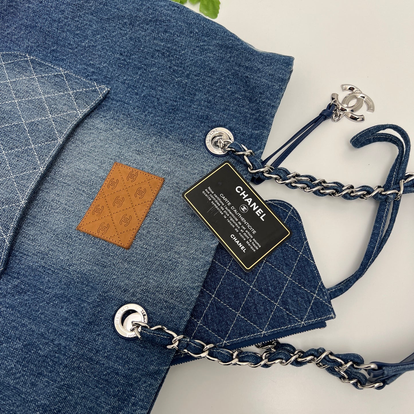 Chanel Shopping Tote Degrade Denim Large
