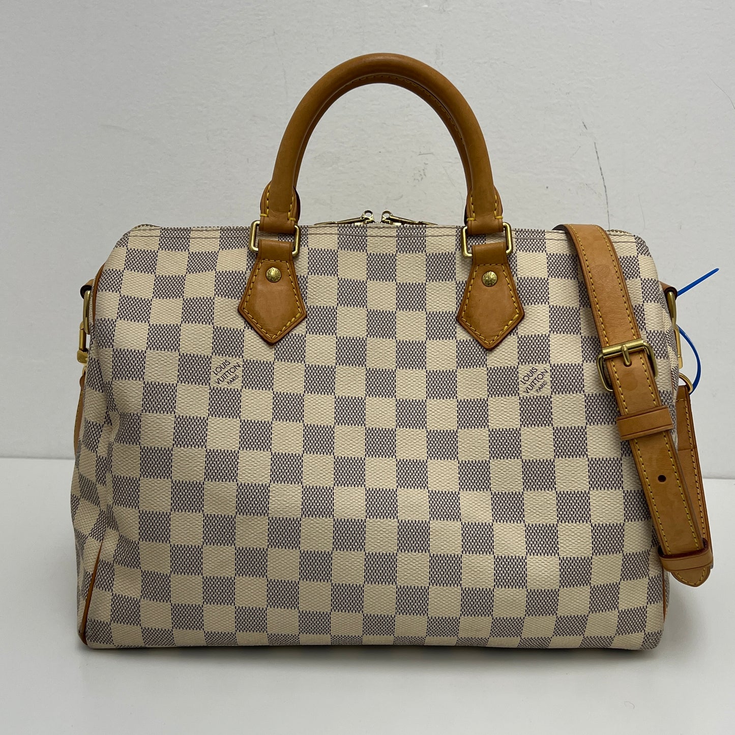 Louis Vuitton Speedy 30 Bandouliere Damier Azur