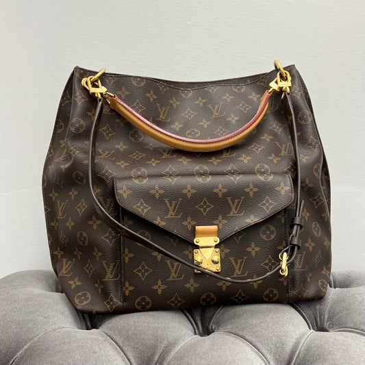 Louis Vuitton Neverfull Mm Weekender Brown Monogram Mini Lin Canvas Leather