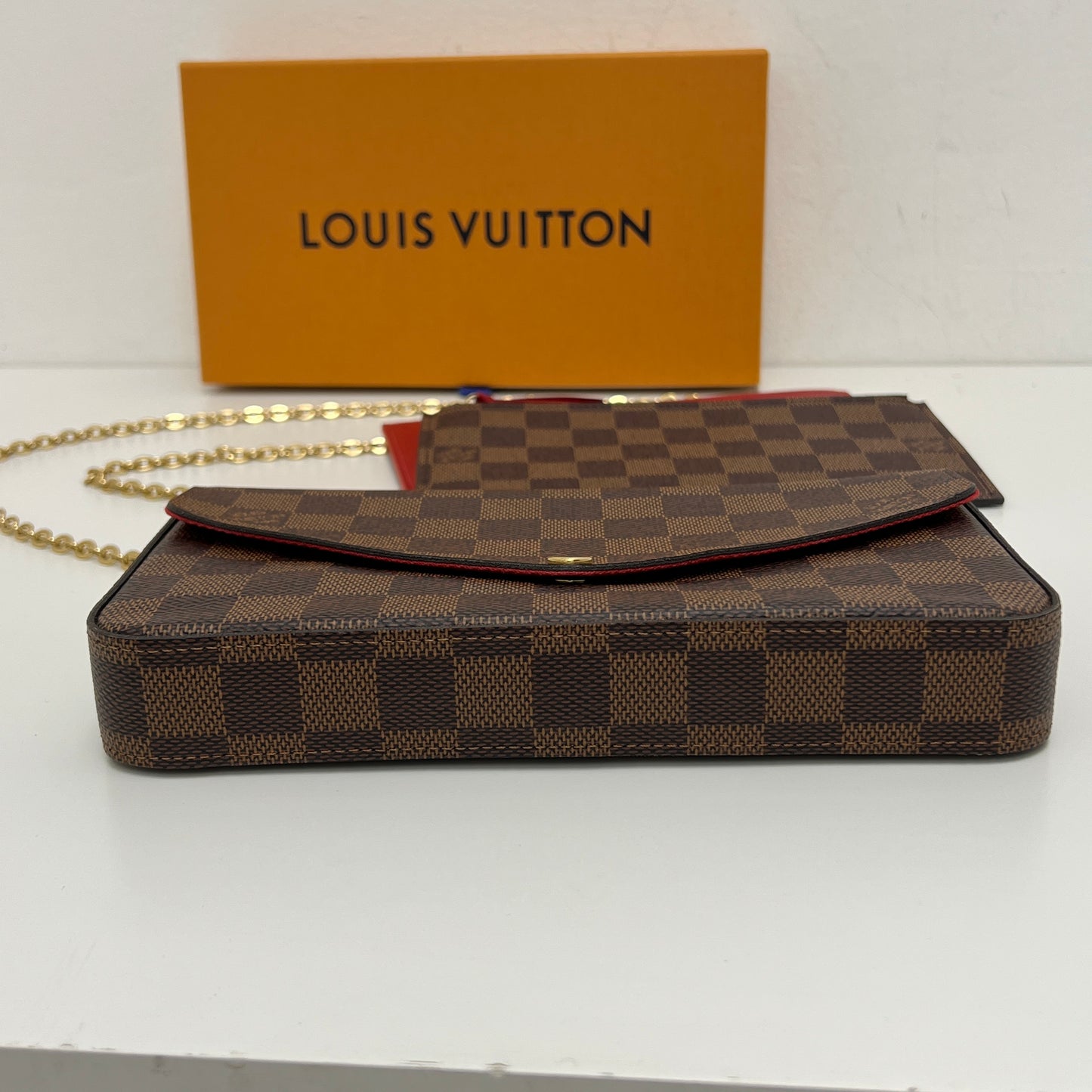 Louis Vuitton Felicie Pochette with Both Inserts, Box, & Dust Bag