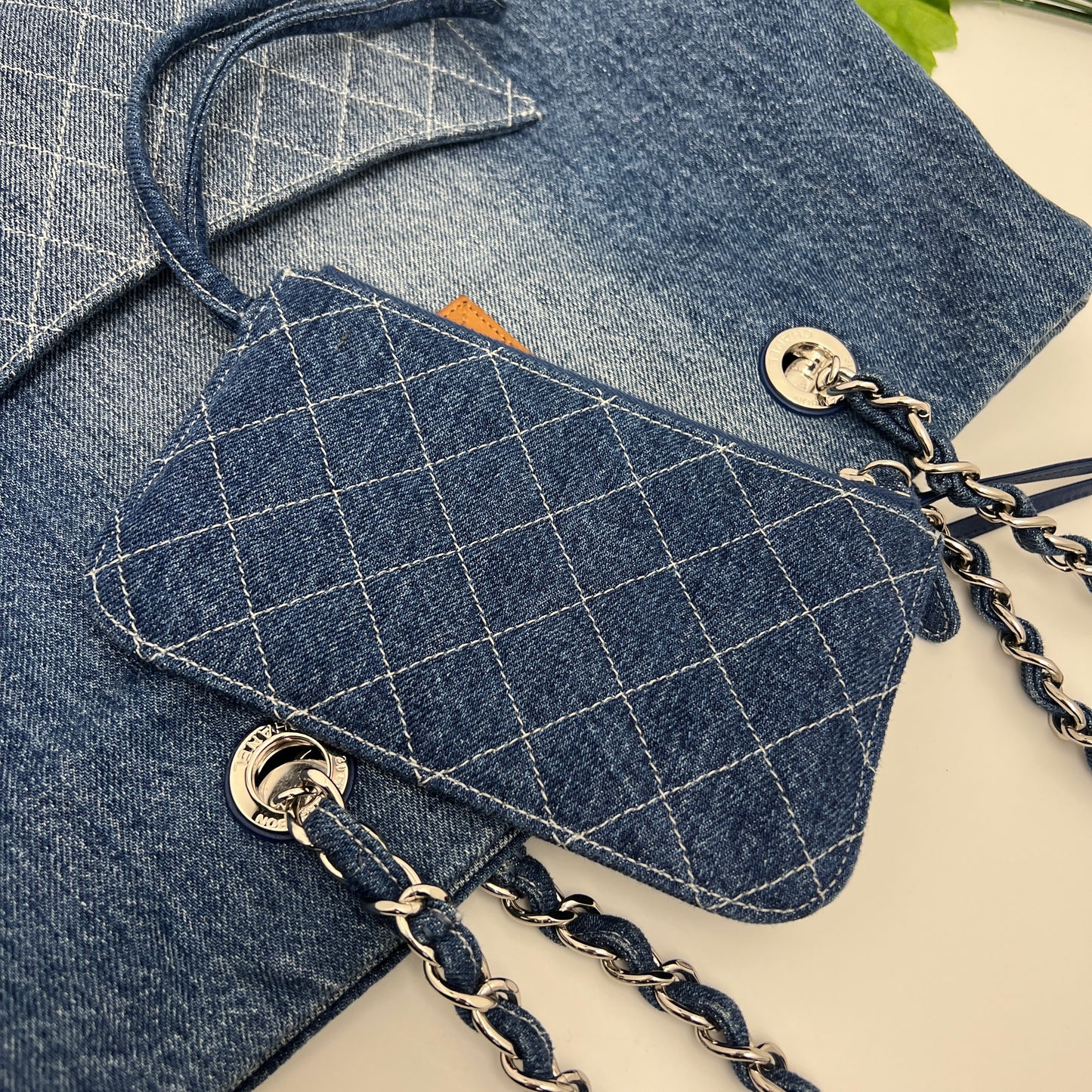 Chanel Shopping Tote Degrade Denim Large